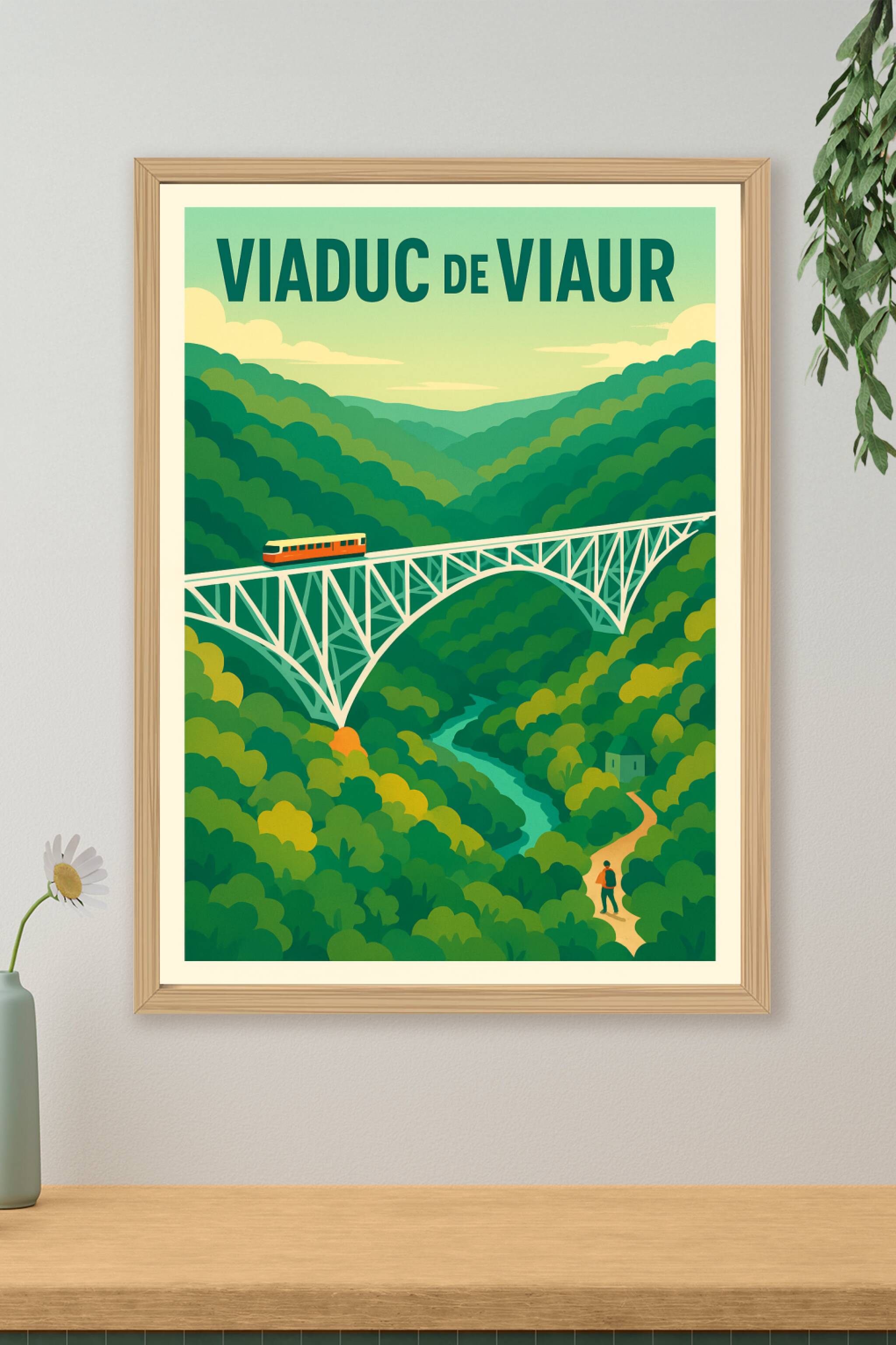Affiche de Viaduc de Viaur - L'élégance d'un géant d'acier