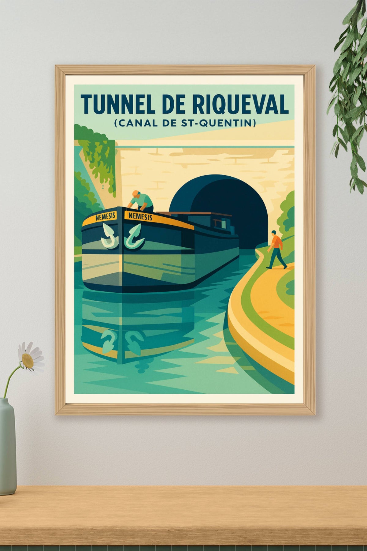 Affiche de Tunnel de Riqueval - L'élégance du Canal de St-Quentin