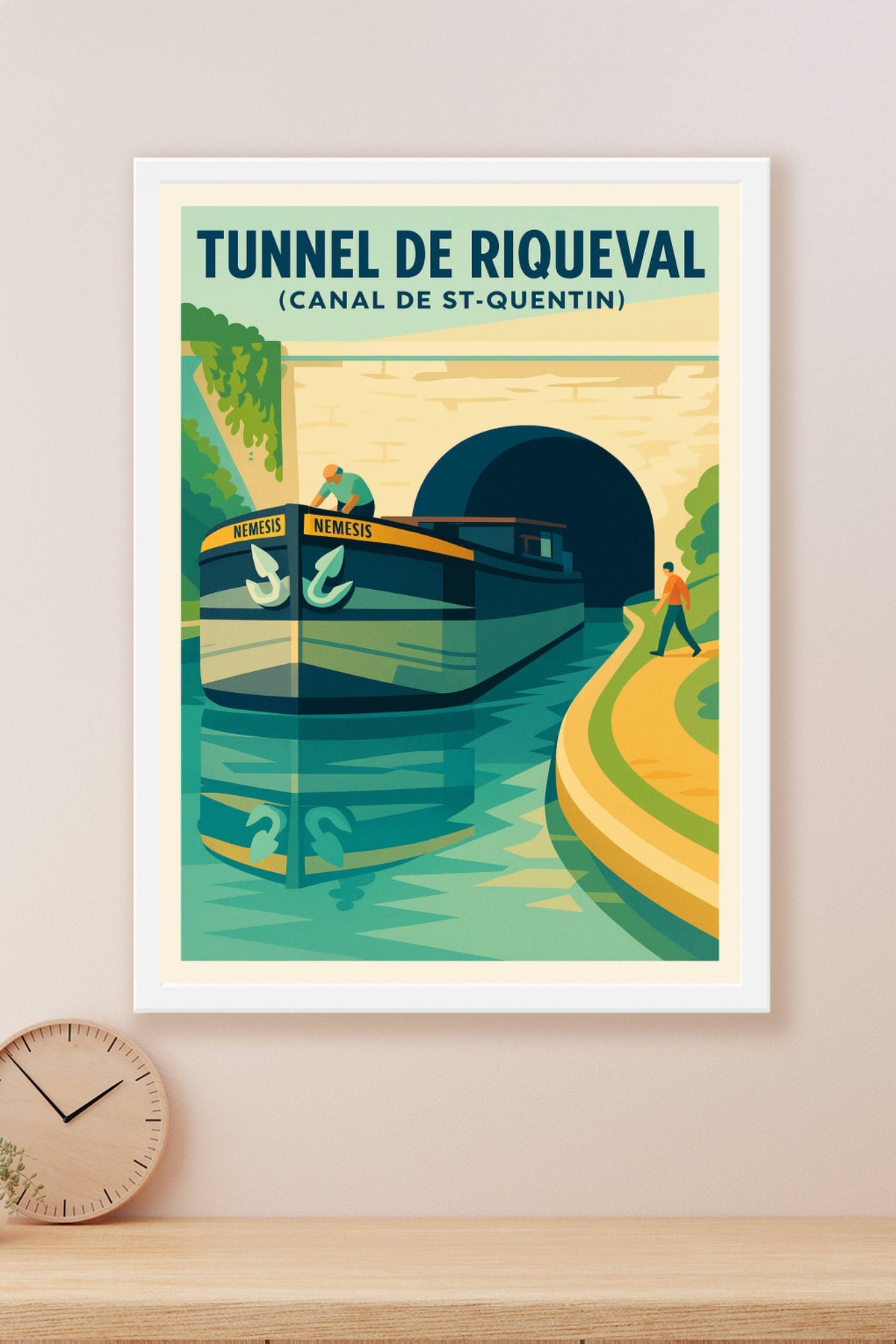 Affiche de Tunnel de Riqueval - L'élégance du Canal de St-Quentin
