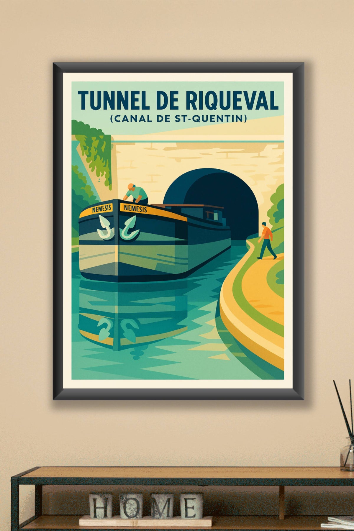 Affiche de Tunnel de Riqueval - L'élégance du Canal de St-Quentin
