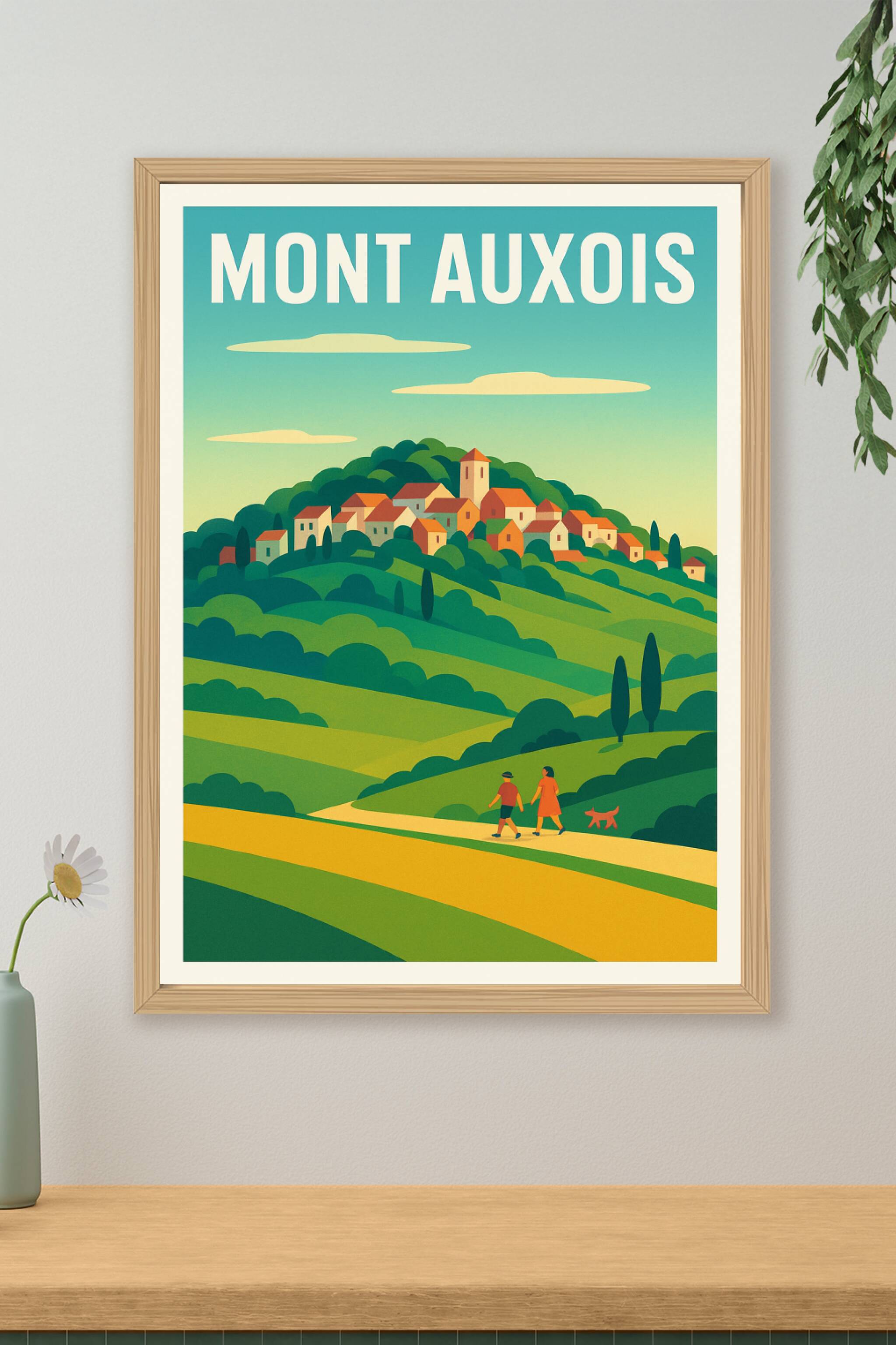 Affiche de Mont Auxois - L'élégance champêtre au cœur de la Bourgogne