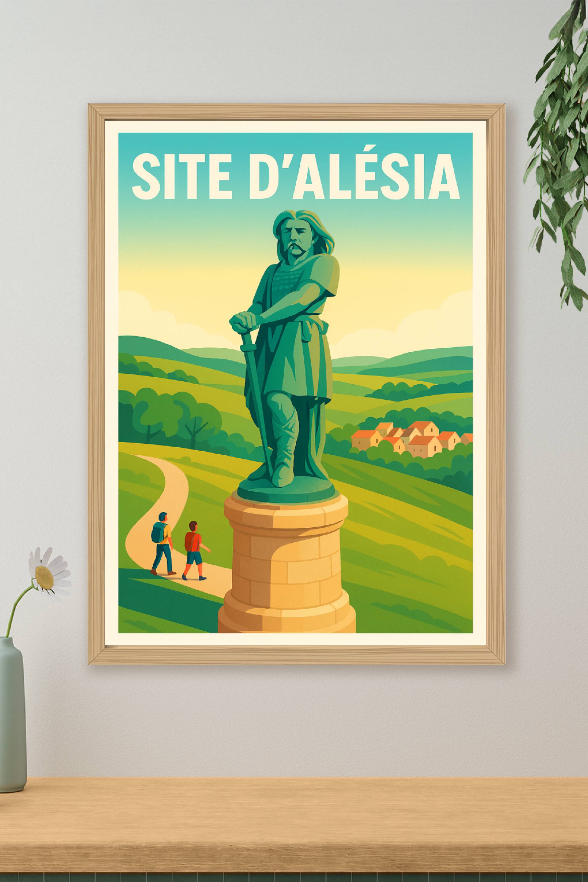 Affiche de Site d'Alésia - Sur les traces de Vercingétorix