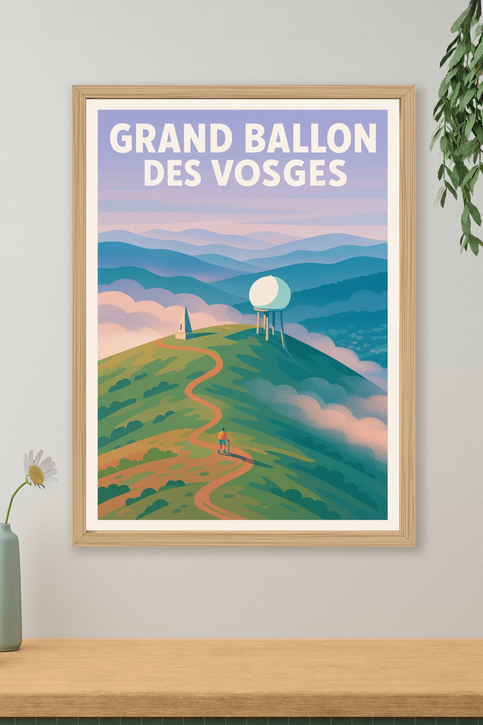 Affiche de Grand Ballon des Vosges - L'évasion au sommet des crêtes