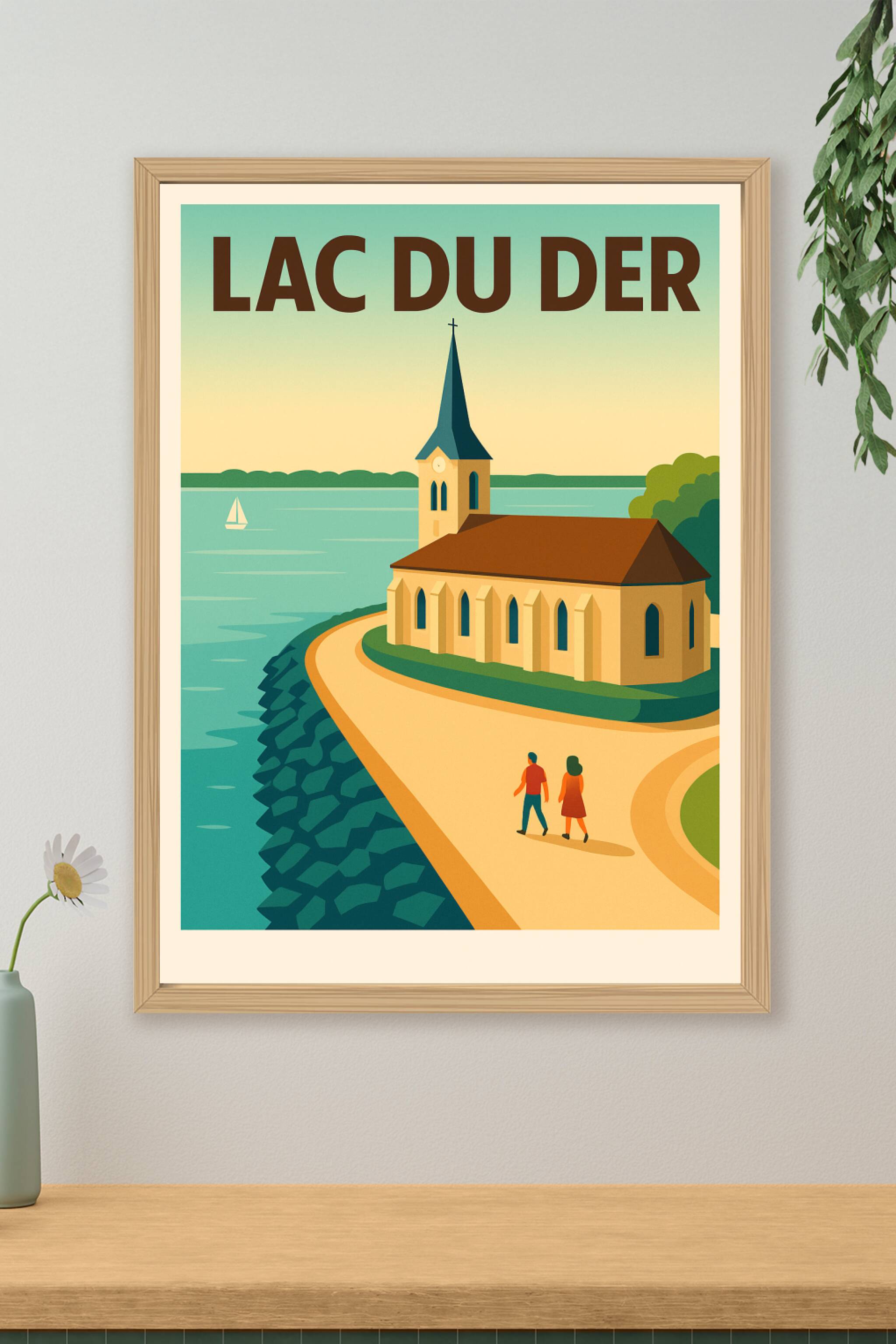 Affiche de Lac du Der - Évasion sereine au bord de l'eau