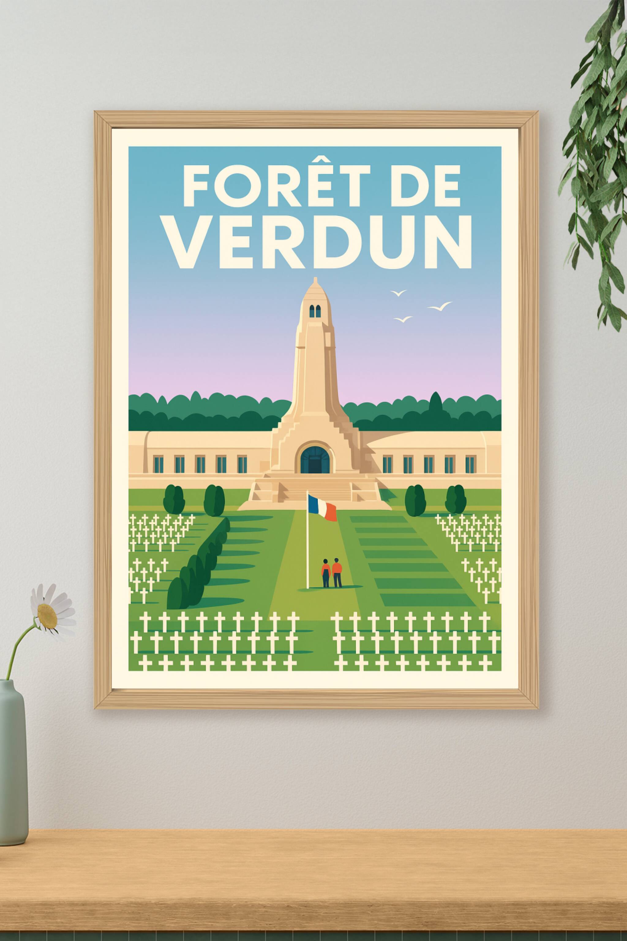 Affiche de Forêt de Verdun - Un hommage historique au cœur de la nature