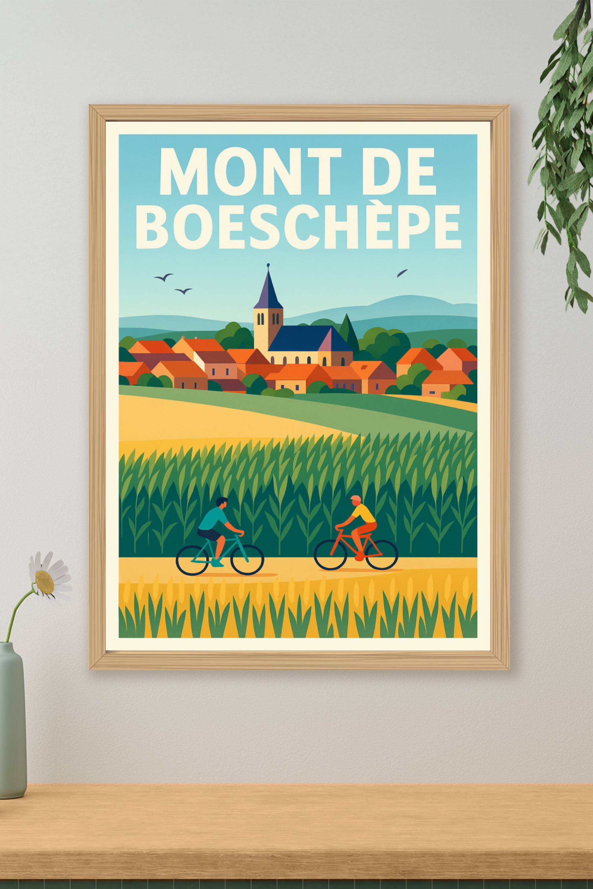 Affiche de Mont de Boeschèpe - L'esprit des Flandres en couleurs