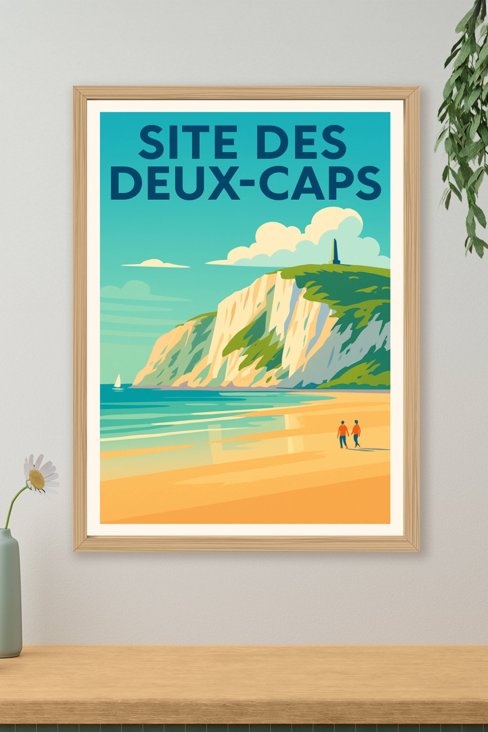 Affiche de Site des Deux-Caps - L'éclat sauvage de la Côte d'Opale