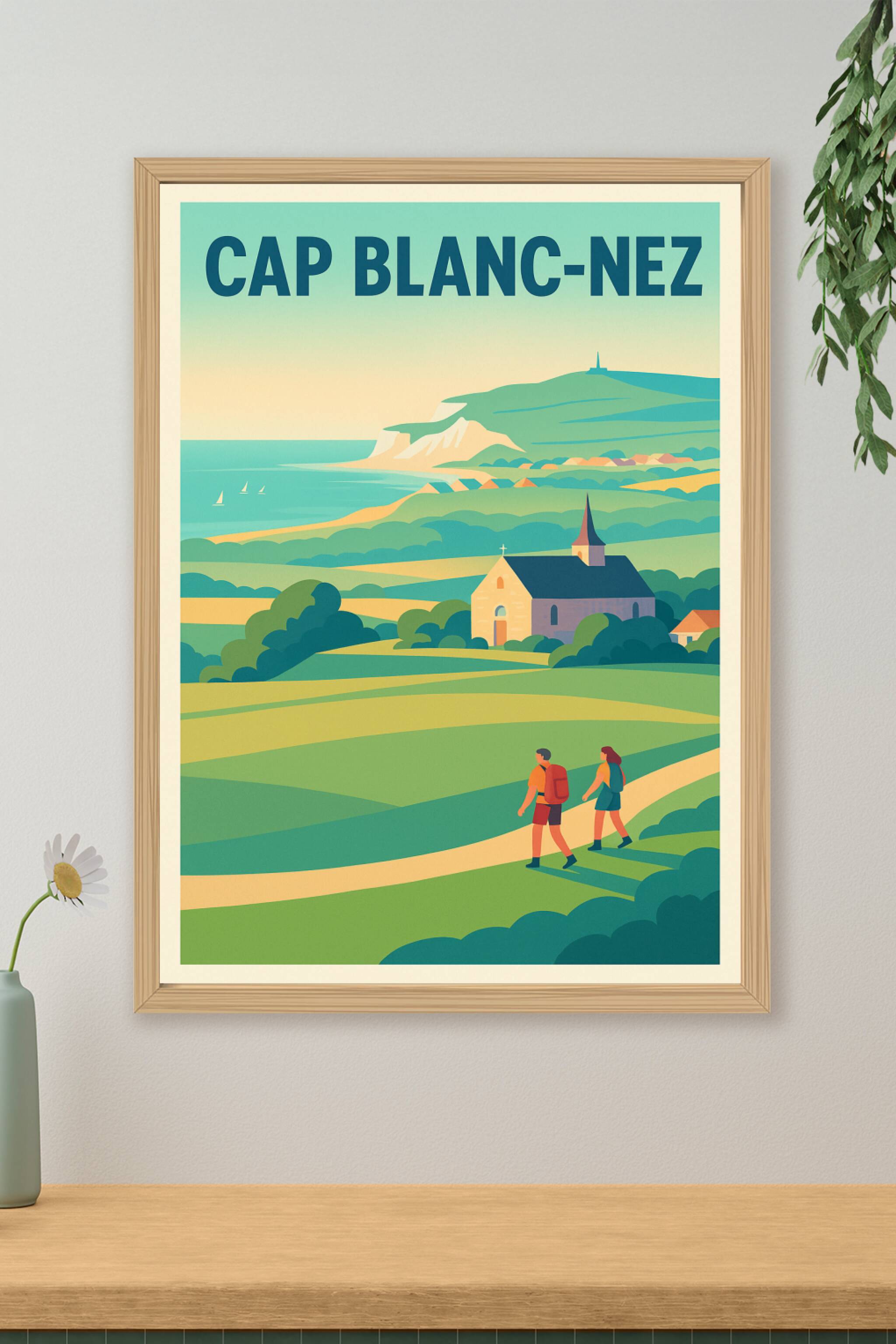 Affiche de Cap Blanc-Nez - L'éclat sauvage de la Côte d'Opale
