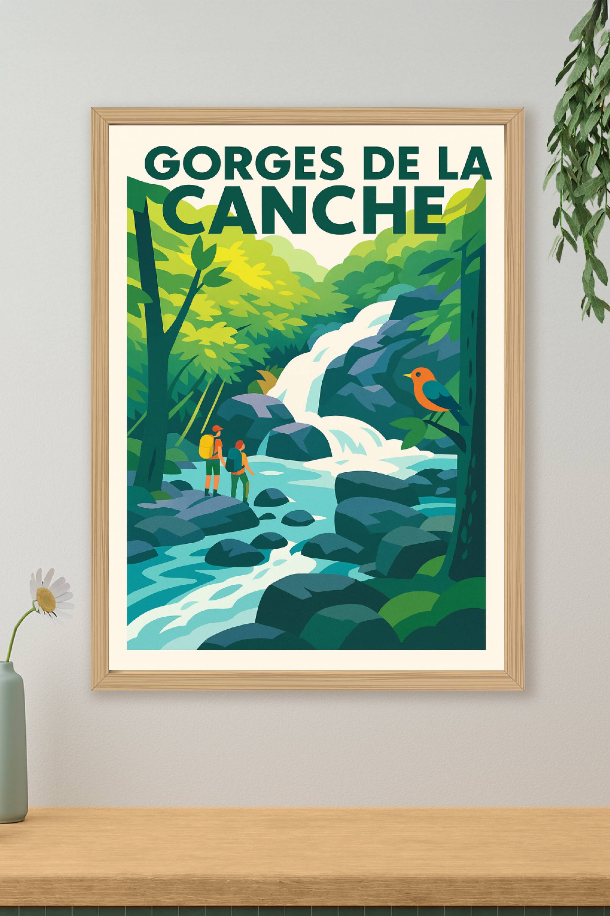 Affiche de Gorges de la Canche - Une parenthèse sauvage au cœur du Morvan