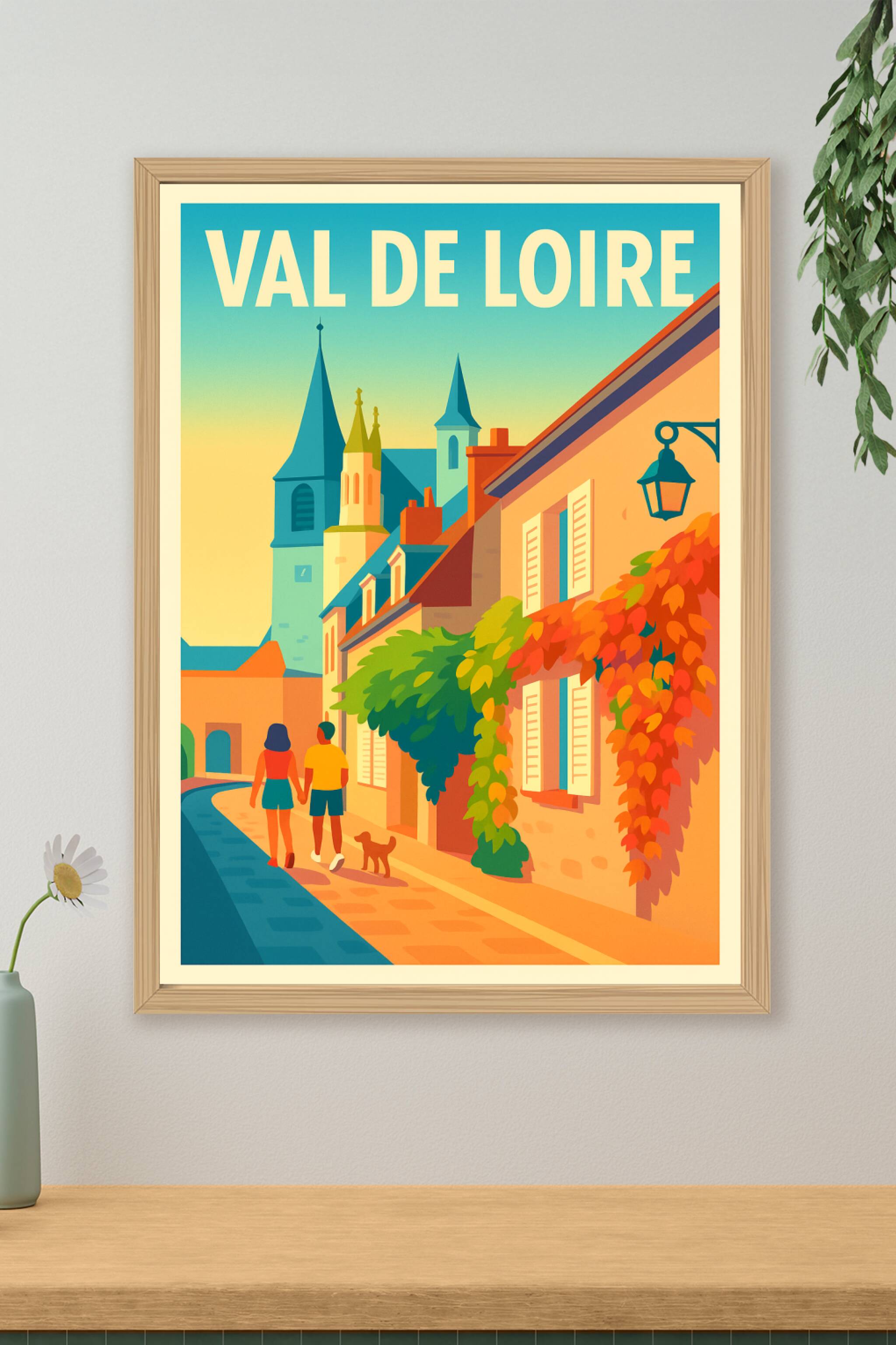 Affiche de Val de Loire - L'élégance bucolique au cœur de la France