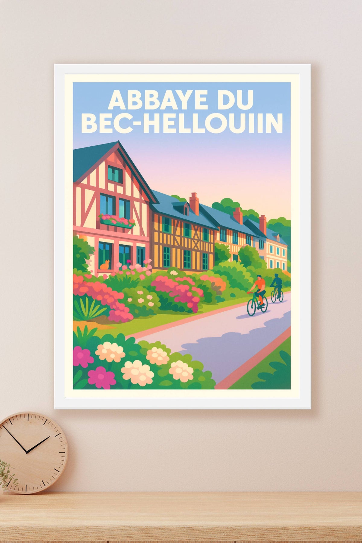Affiche de Abbaye du Bec-Hellouin - Charme et Sérénité de Normandie