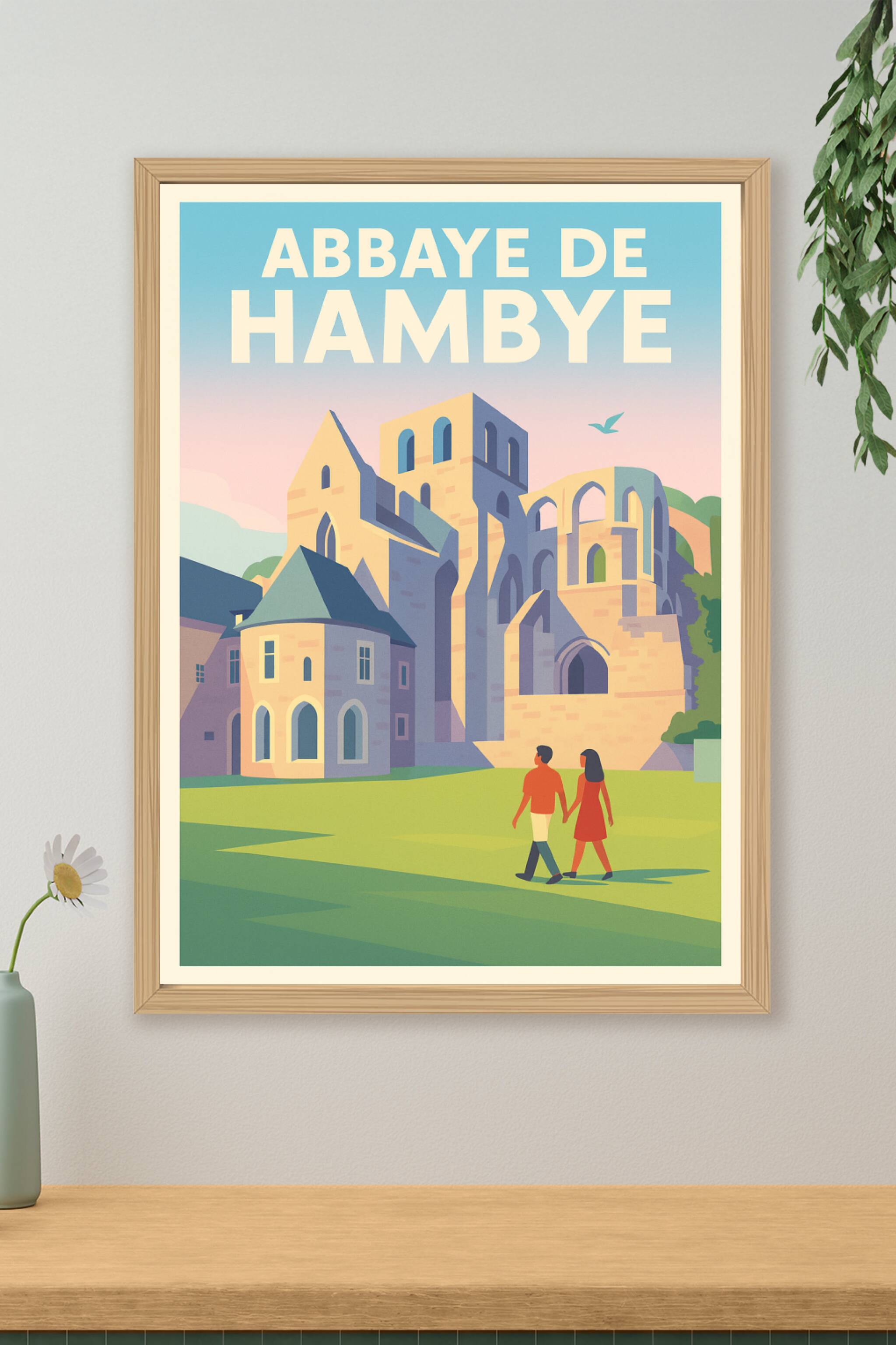Affiche de Abbaye de Hambye - Sérénité et Histoire au Cœur de la Normandie