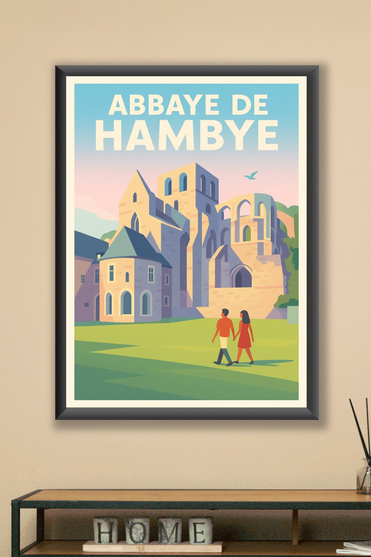 Affiche de Abbaye de Hambye - Sérénité et Histoire au Cœur de la Normandie