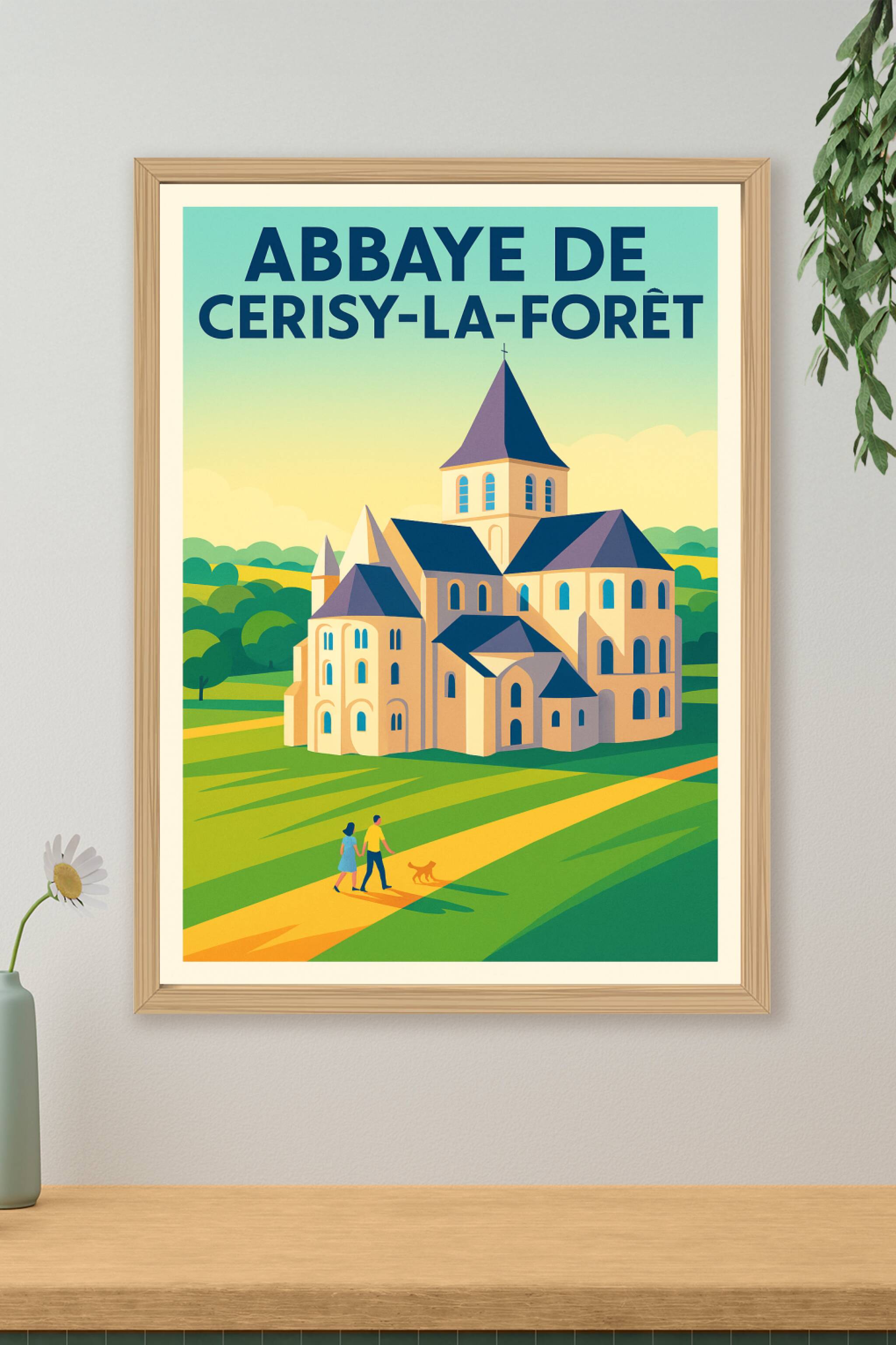 Affiche de Abbaye de Cerisy-la-Forêt - L'élégance du patrimoine normand