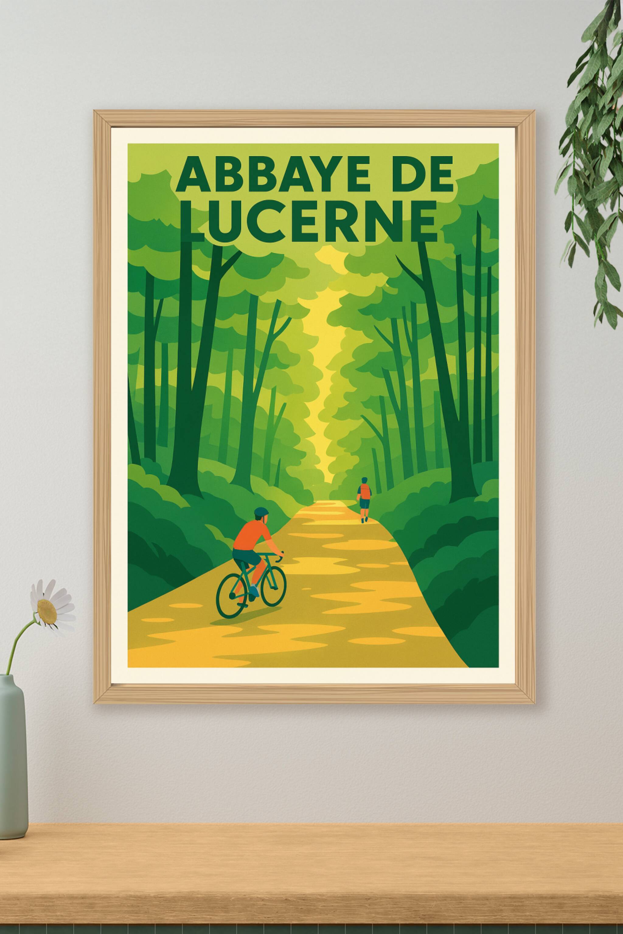 Affiche de Abbaye de La Lucerne - Échappée belle au cœur de la forêt normande