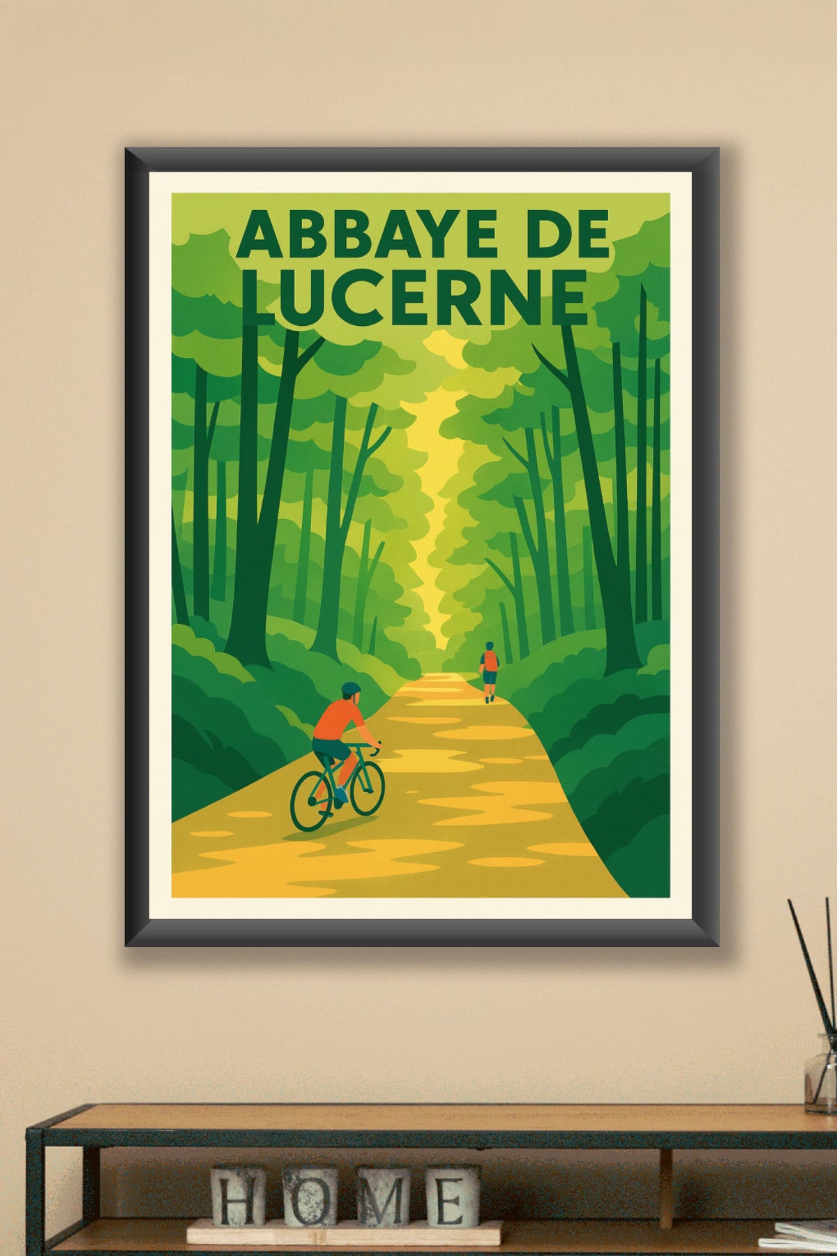 Affiche de Abbaye de La Lucerne - Échappée belle au cœur de la forêt normande