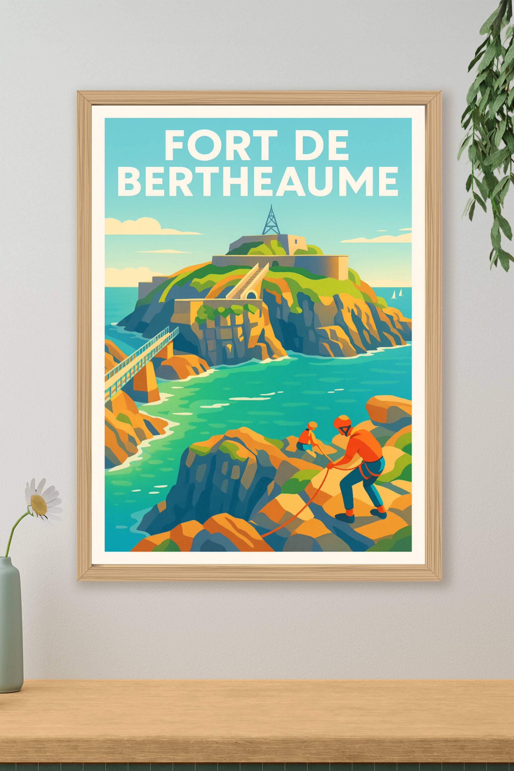 Affiche de Fort de Bertheaume - L'aventure entre ciel et mer en Bretagne