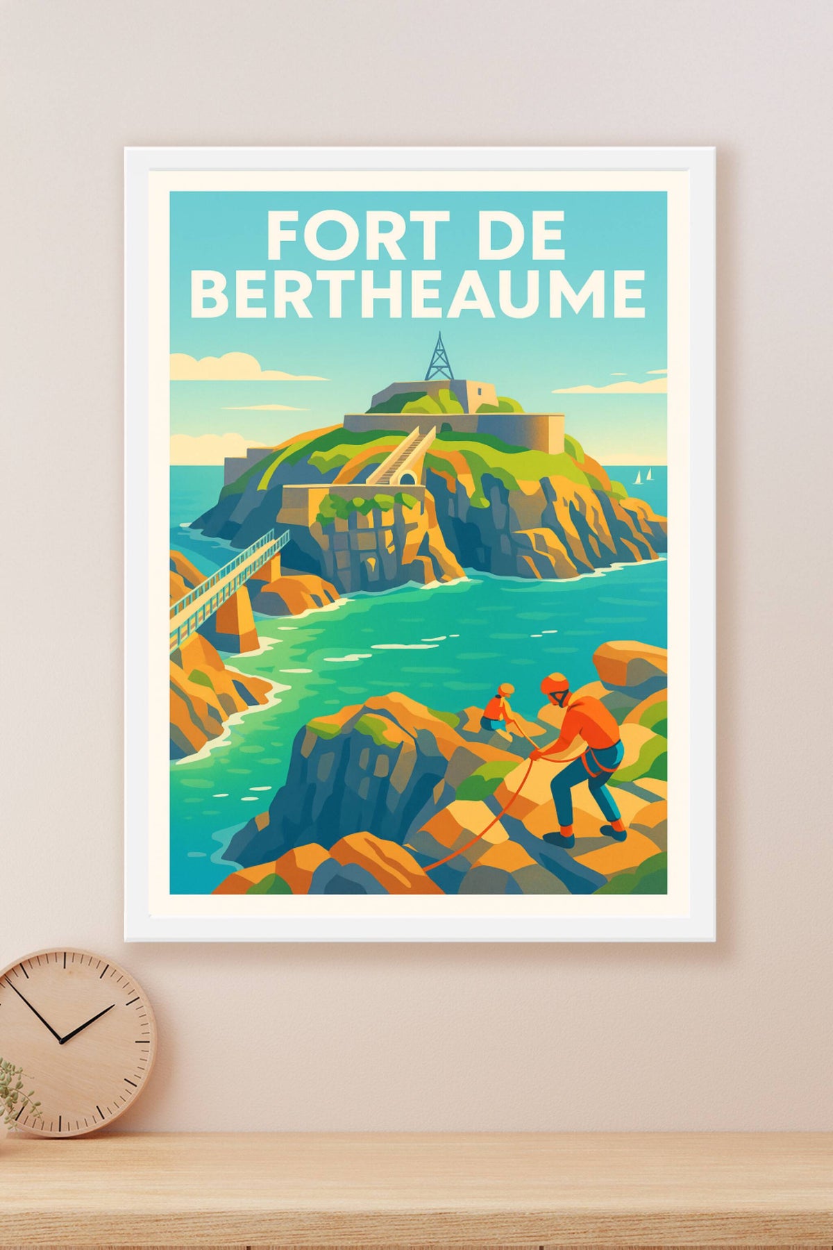 Affiche de Fort de Bertheaume - L'aventure entre ciel et mer en Bretagne