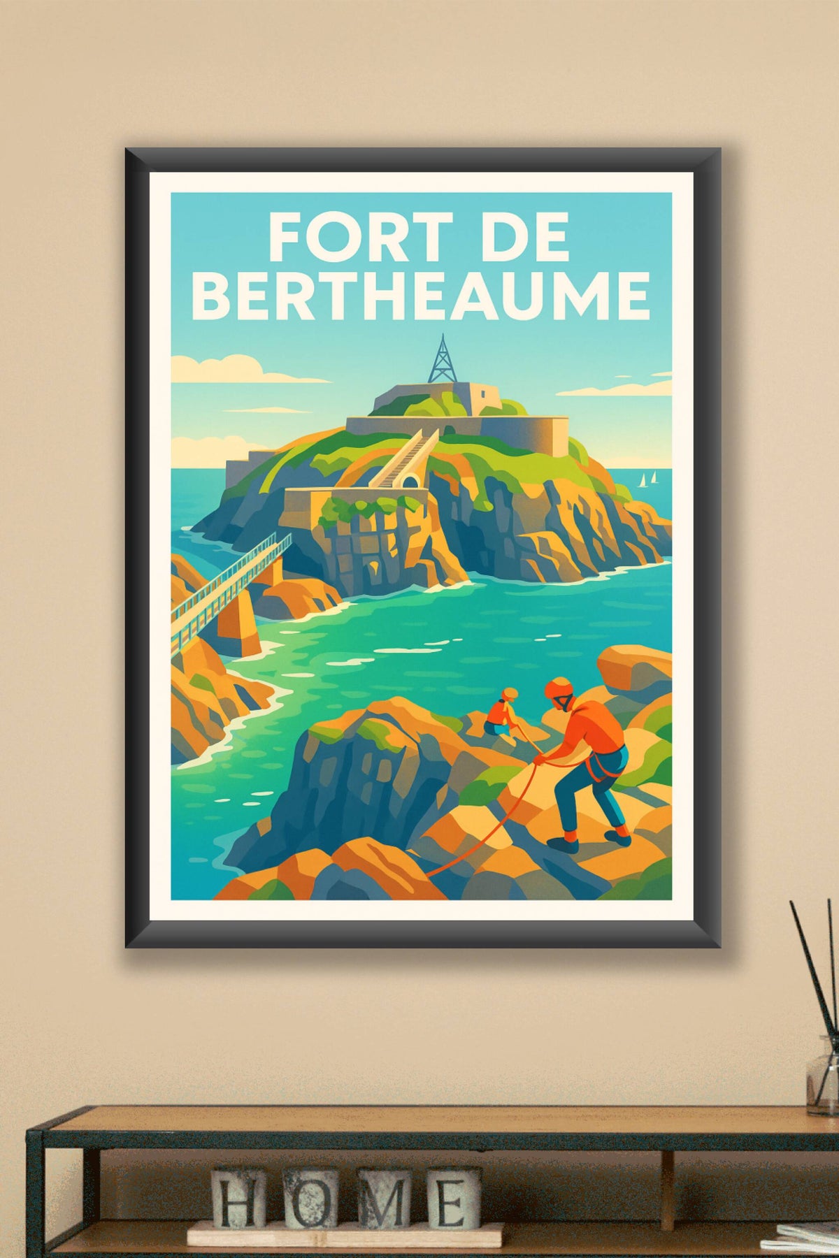 Affiche de Fort de Bertheaume - L'aventure entre ciel et mer en Bretagne