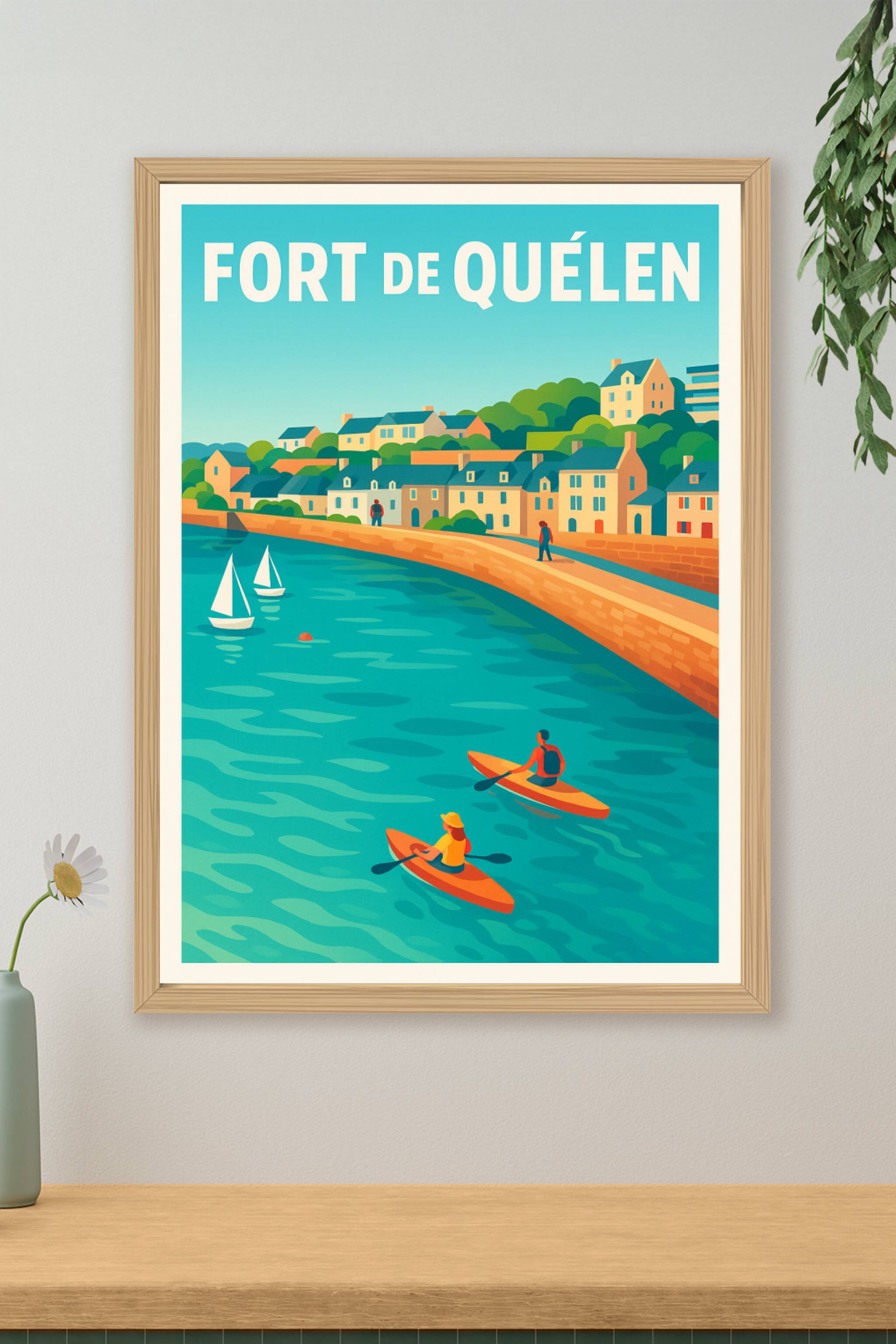 Affiche de Fort de Quélen - L'évasion maritime au cœur du littoral