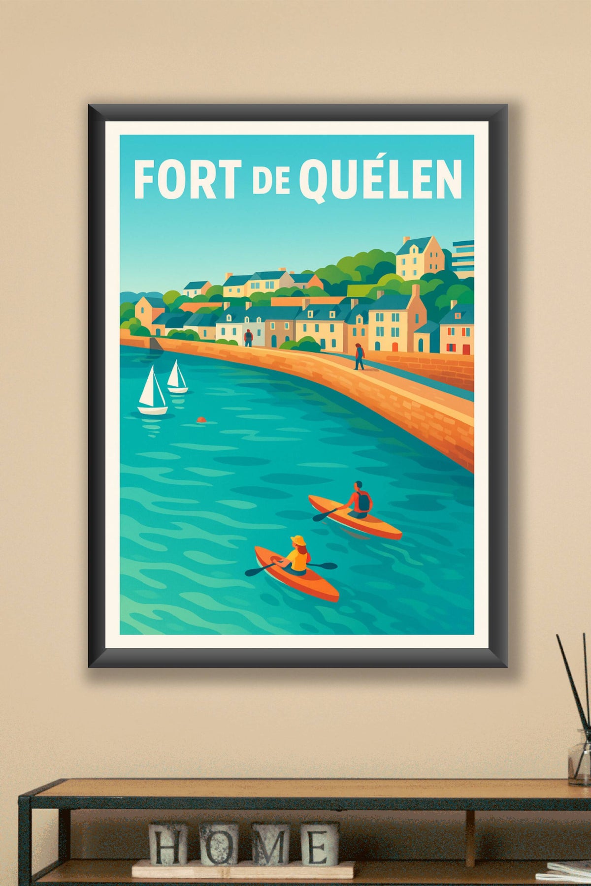 Affiche de Fort de Quélen - L'évasion maritime au cœur du littoral