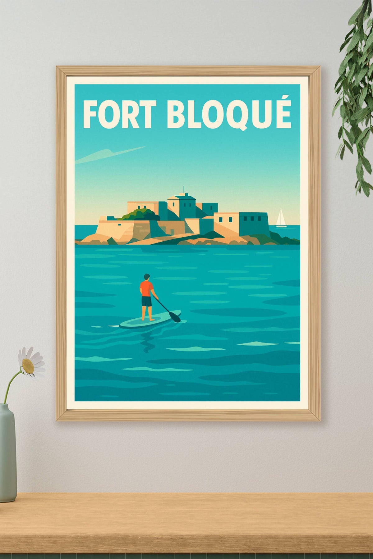 Affiche de Fort Bloqué - L'esprit de la Bretagne entre terre et mer