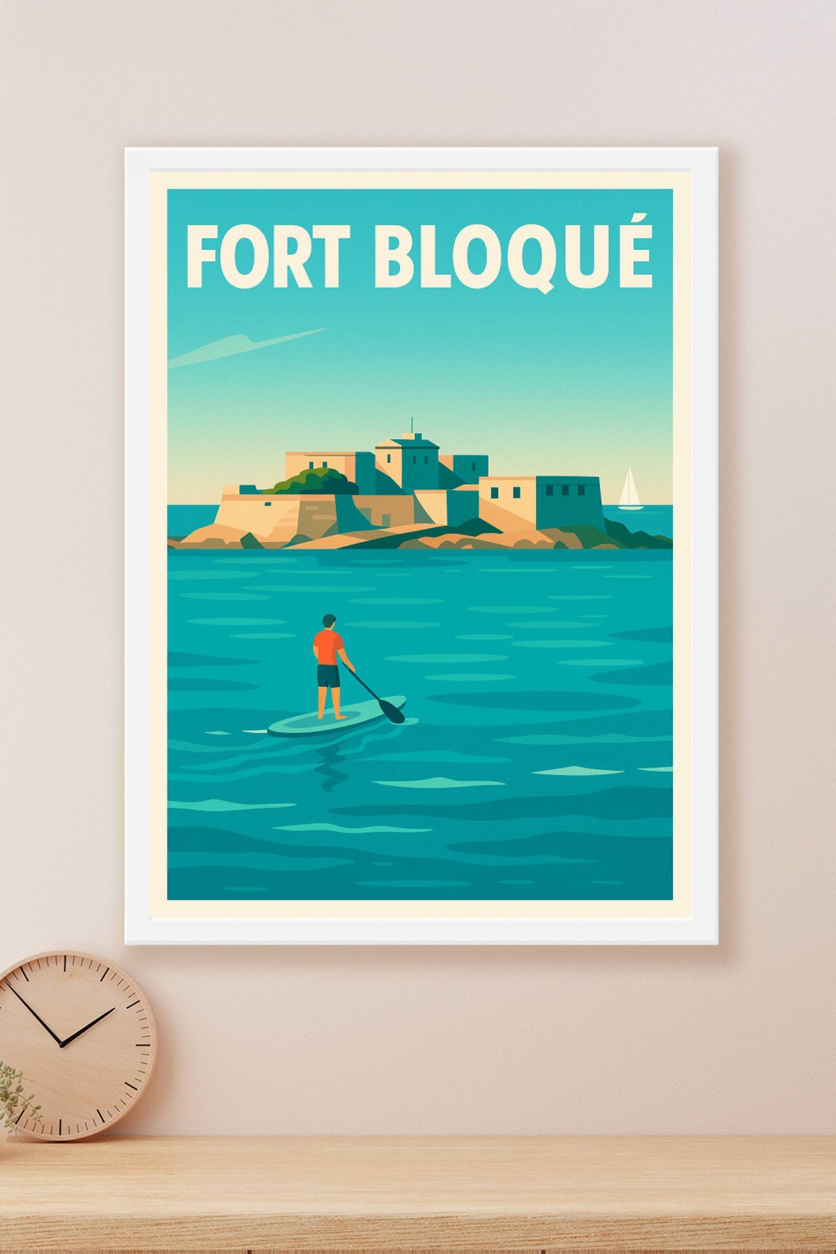 Affiche de Fort Bloqué - L'esprit de la Bretagne entre terre et mer