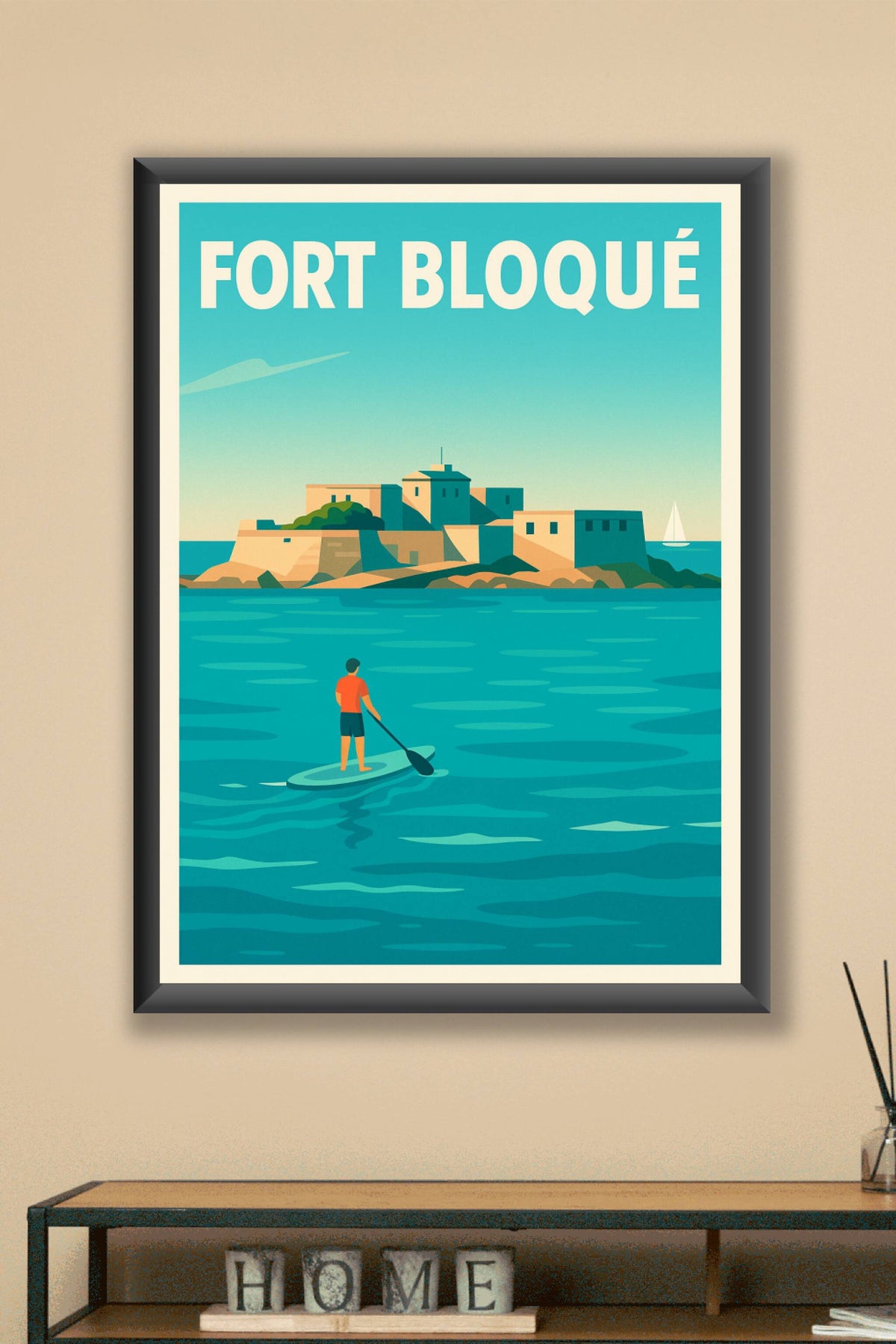 Affiche de Fort Bloqué - L'esprit de la Bretagne entre terre et mer