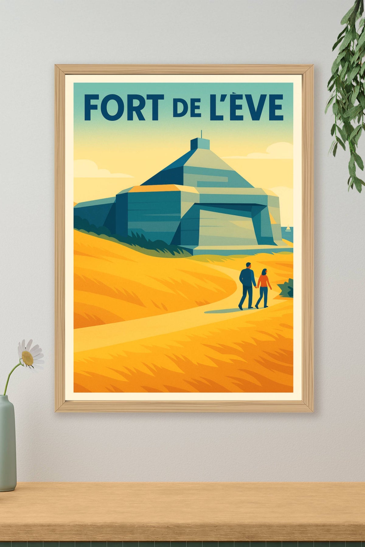 Affiche de Fort de l'Ève - Évasion historique entre dunes et océan