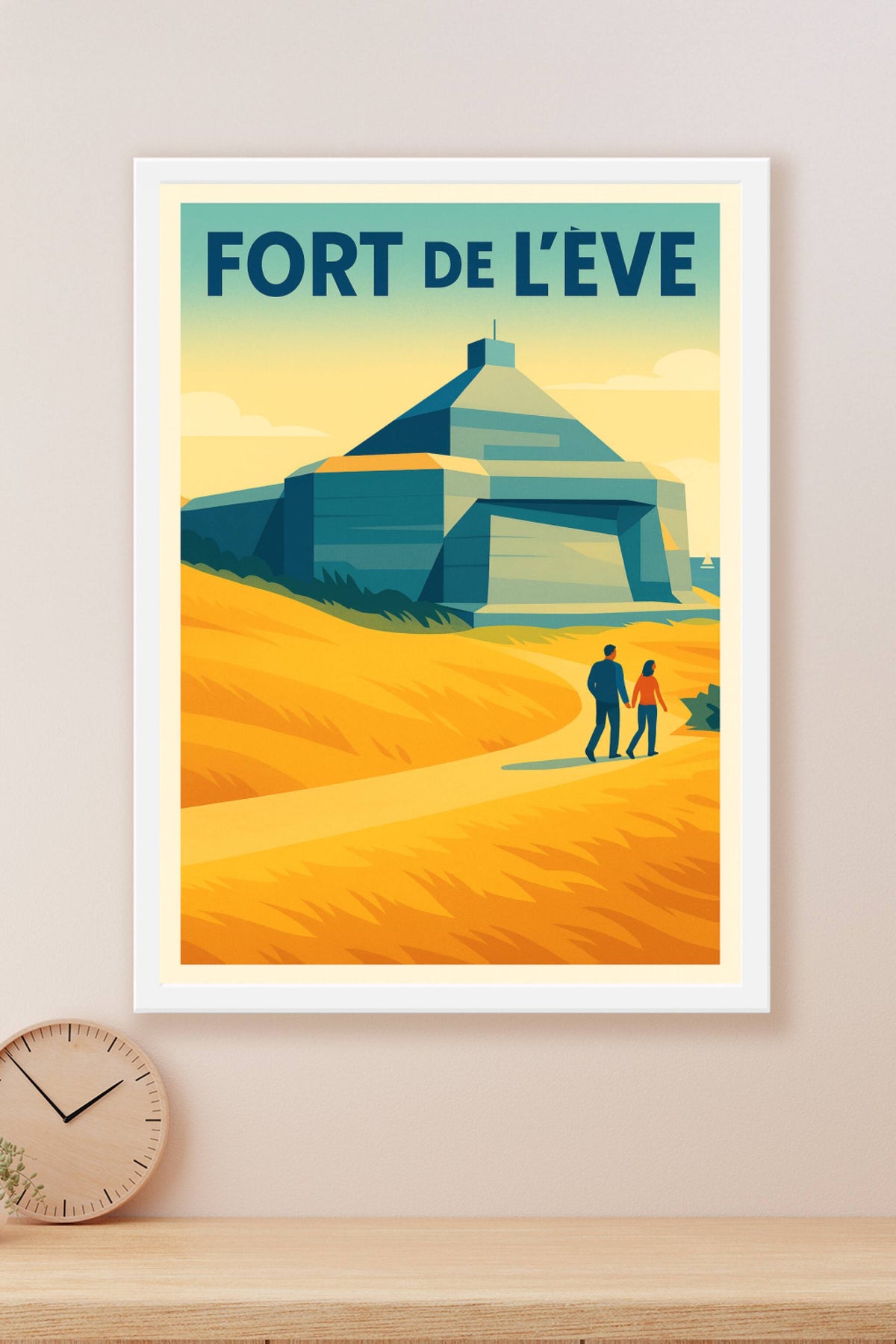 Affiche de Fort de l'Ève - Évasion historique entre dunes et océan