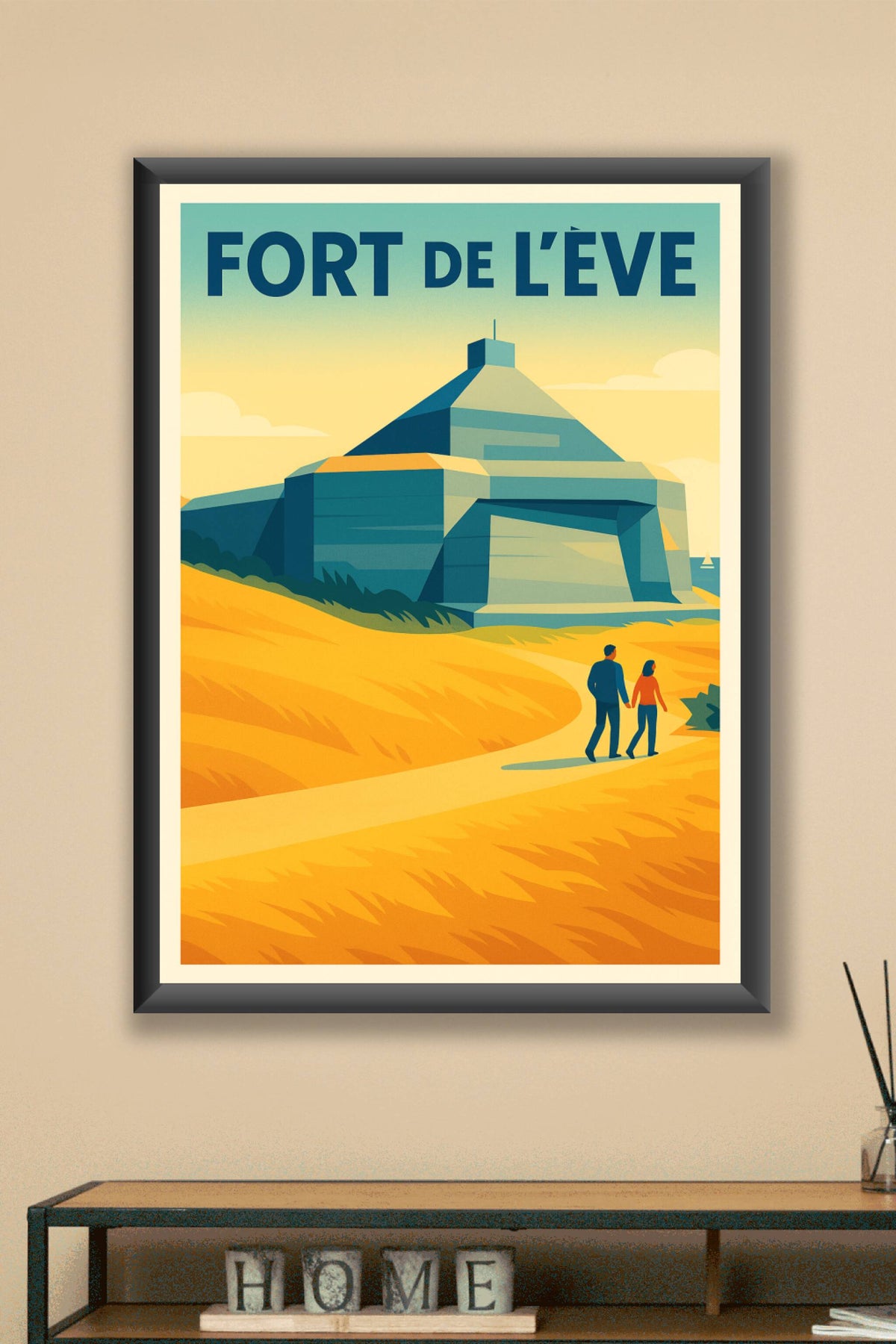 Affiche de Fort de l'Ève - Évasion historique entre dunes et océan