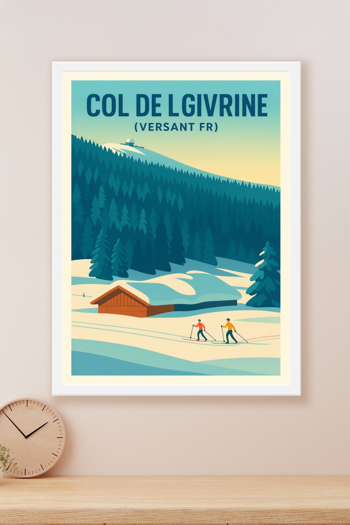 Affiche de Col de la Givrine - L'évasion hivernale au cœur du Jura
