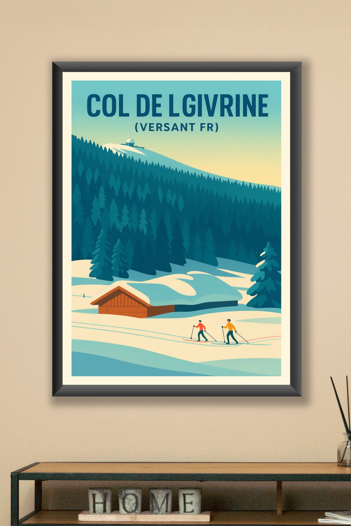 Affiche de Col de la Givrine - L'évasion hivernale au cœur du Jura