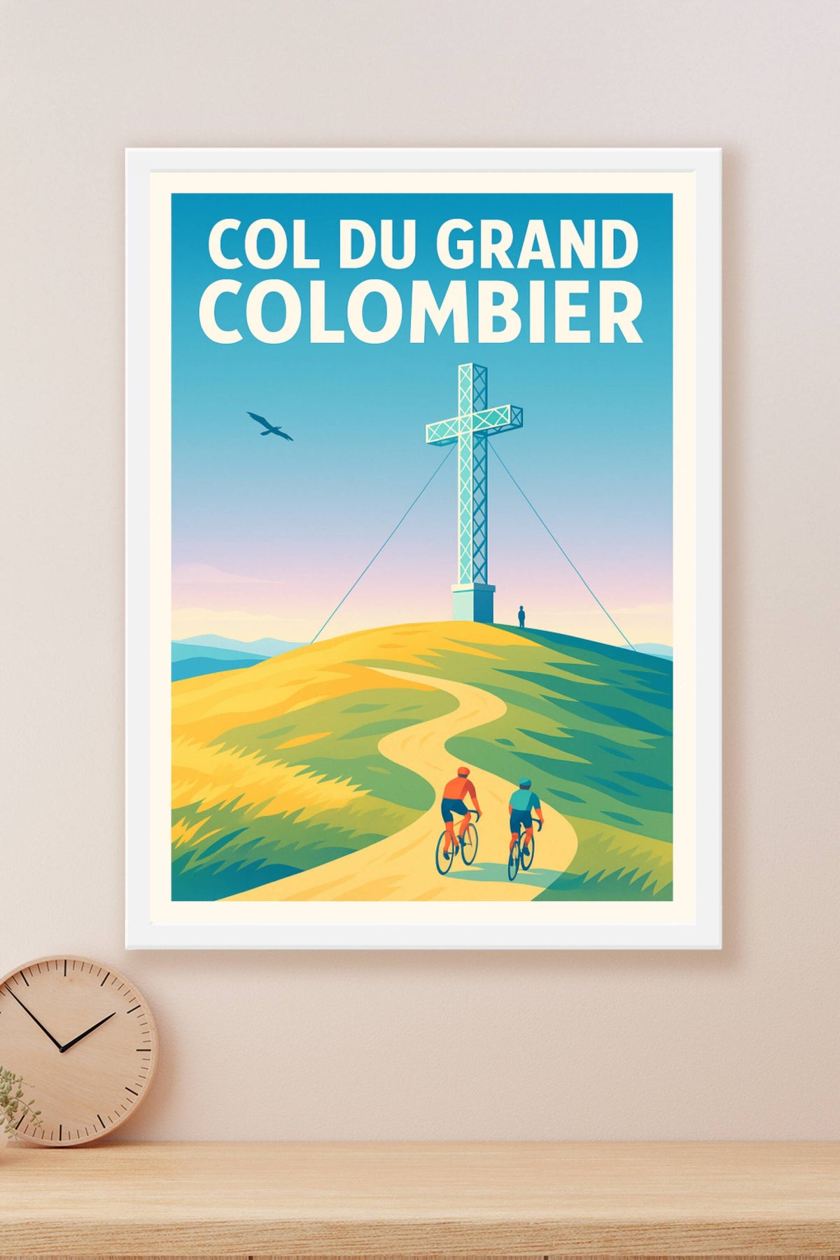Affiche de Col du Grand Colombier - Le sommet mythique du Jura pour les passionnés