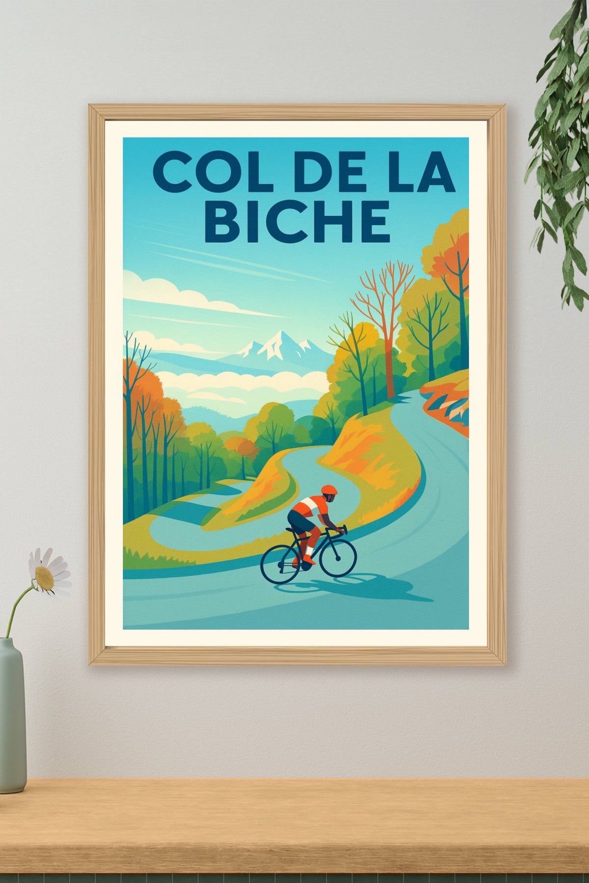 Affiche de Col de la Biche - Le sommet mythique du Jura dans votre déco