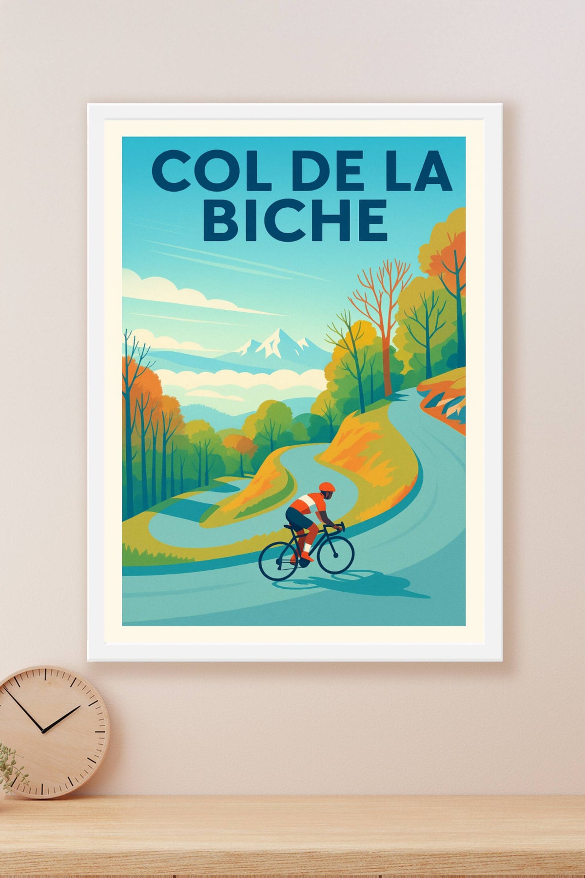 Affiche de Col de la Biche - Le sommet mythique du Jura dans votre déco