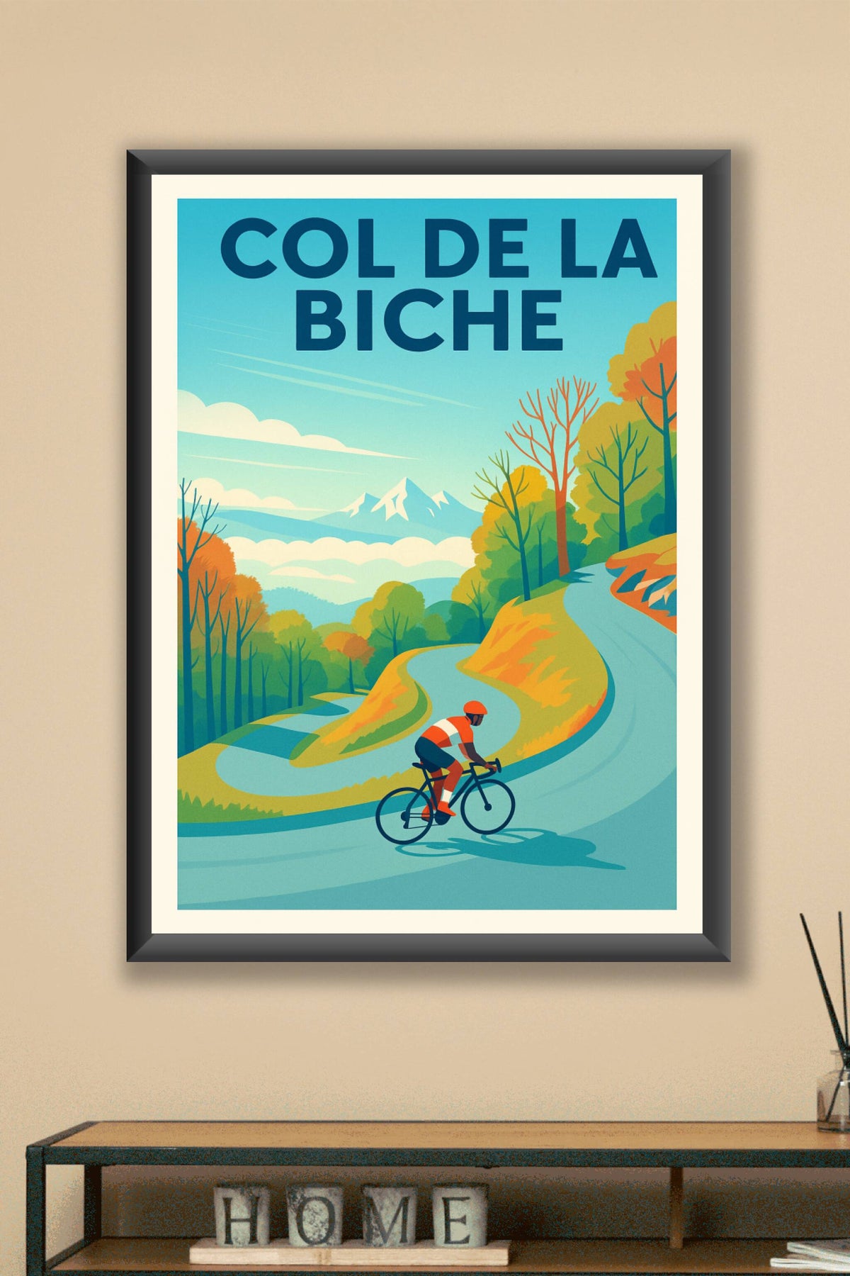 Affiche de Col de la Biche - Le sommet mythique du Jura dans votre déco