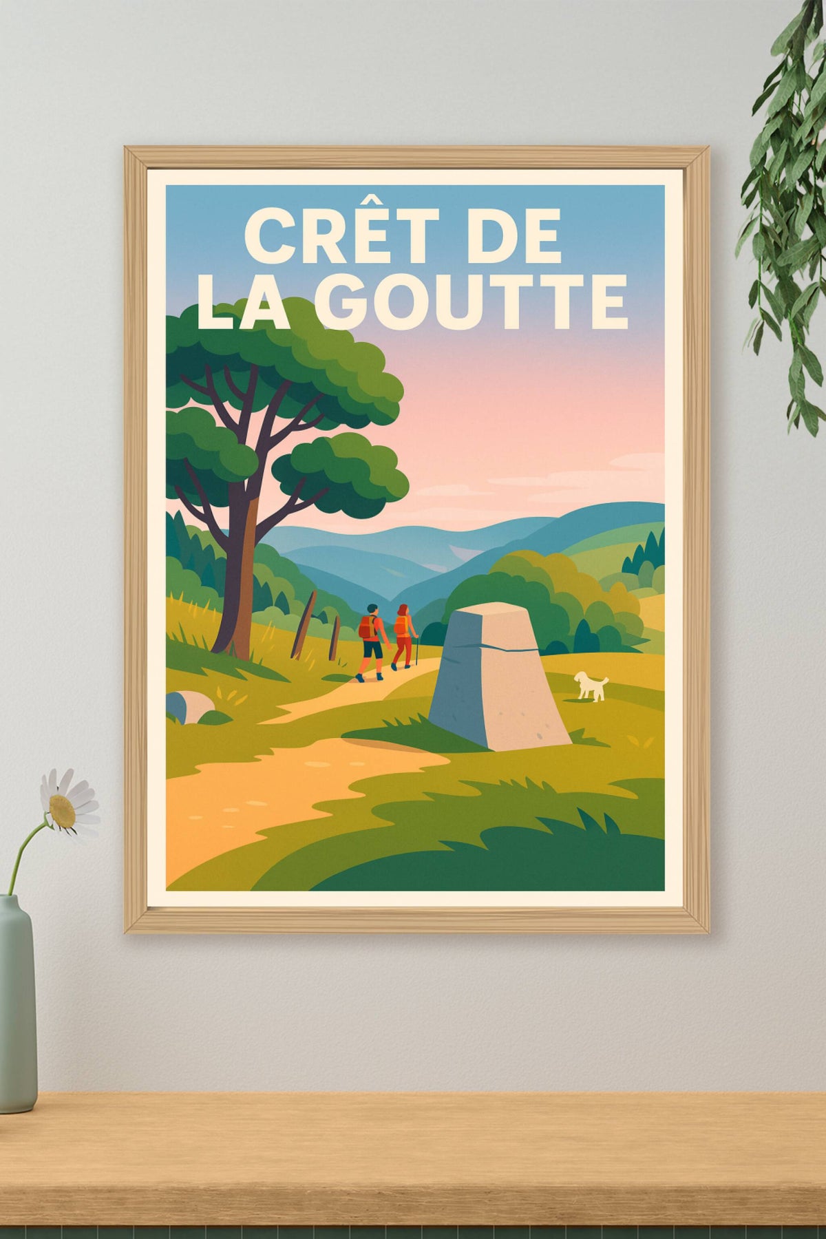 Affiche de Crêt de la Goutte - Sommets et Randonnées au Cœur du Jura