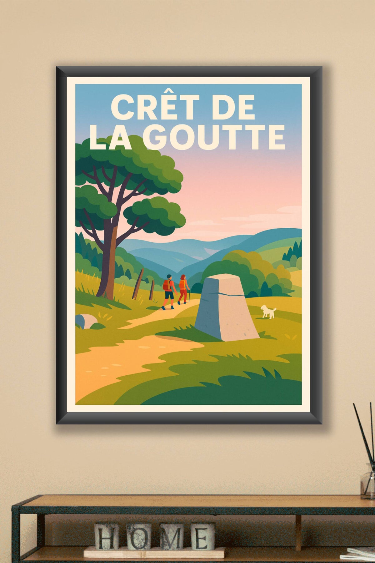 Affiche de Crêt de la Goutte - Sommets et Randonnées au Cœur du Jura