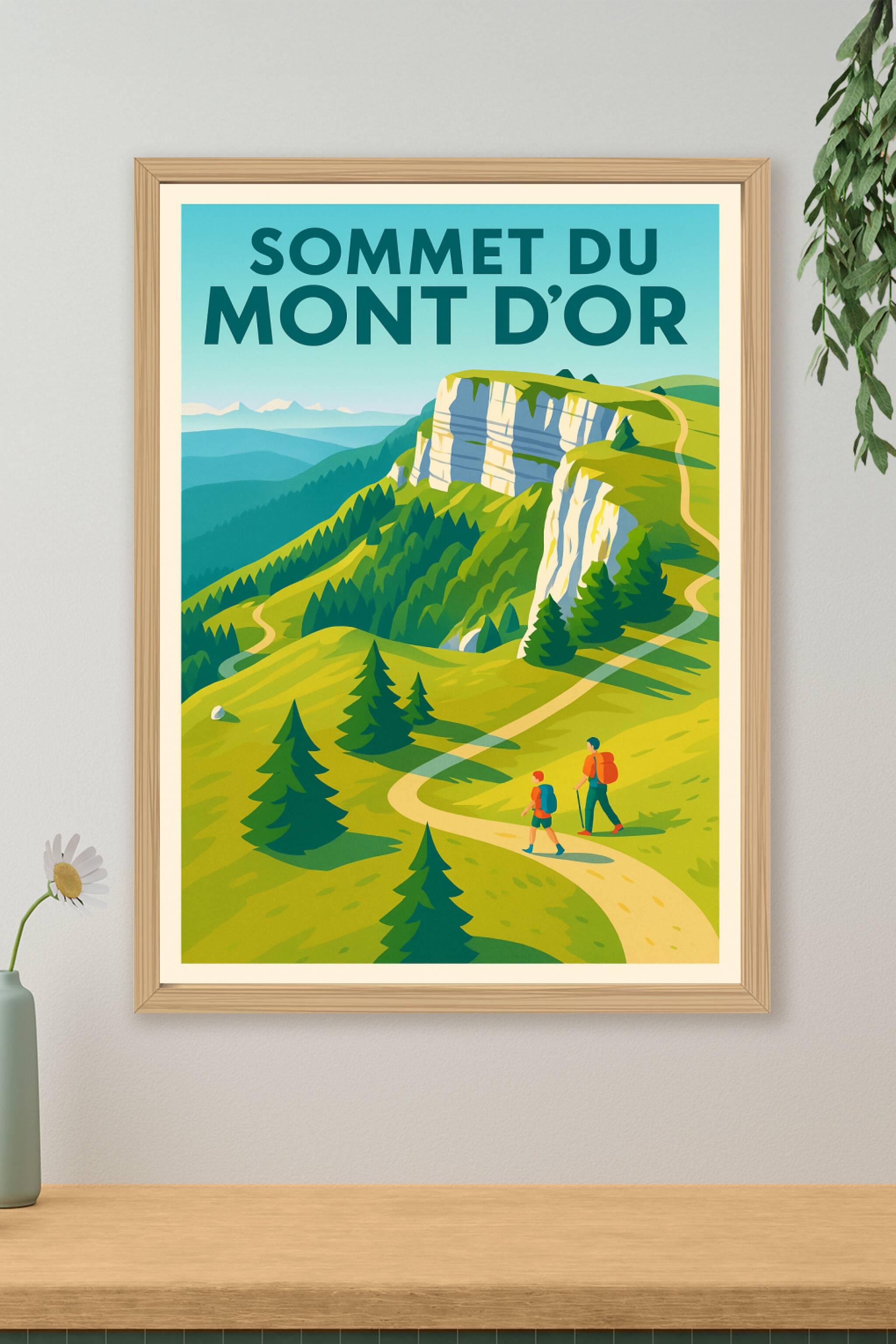 Affiche de Sommet du Mont d'Or - L'évasion panoramique au cœur du Jura
