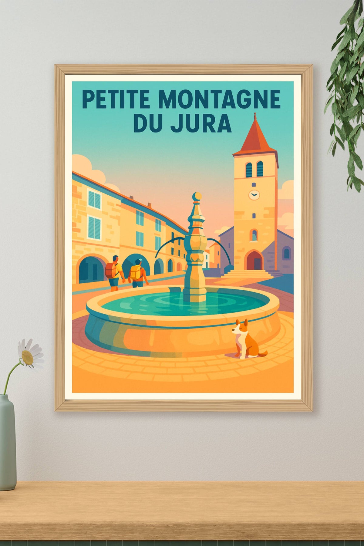 Affiche de Petite Montagne du Jura - L'authenticité d'un village jurassien