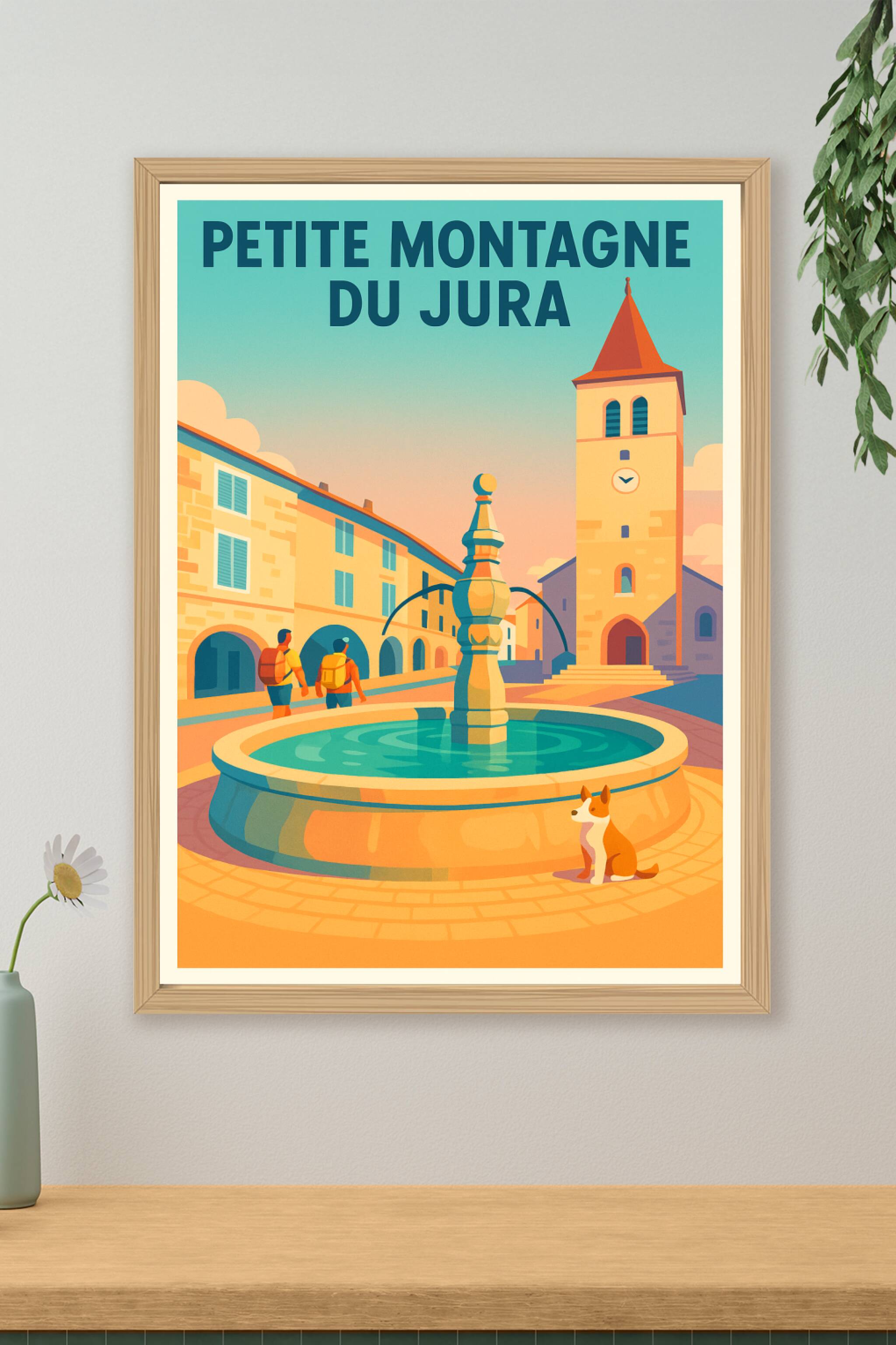Affiche de Petite Montagne du Jura - L'authenticité d'un village jurassien