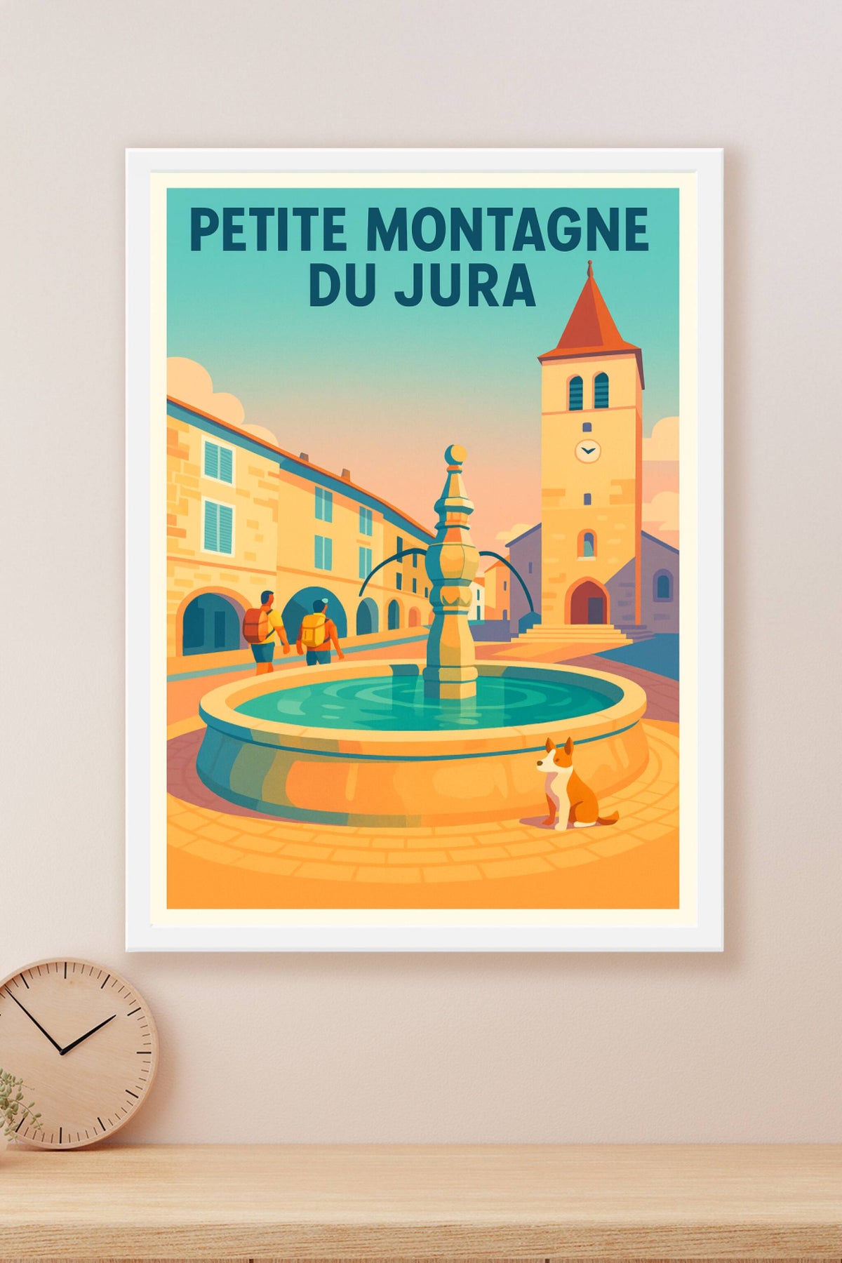 Affiche de Petite Montagne du Jura - L'authenticité d'un village jurassien
