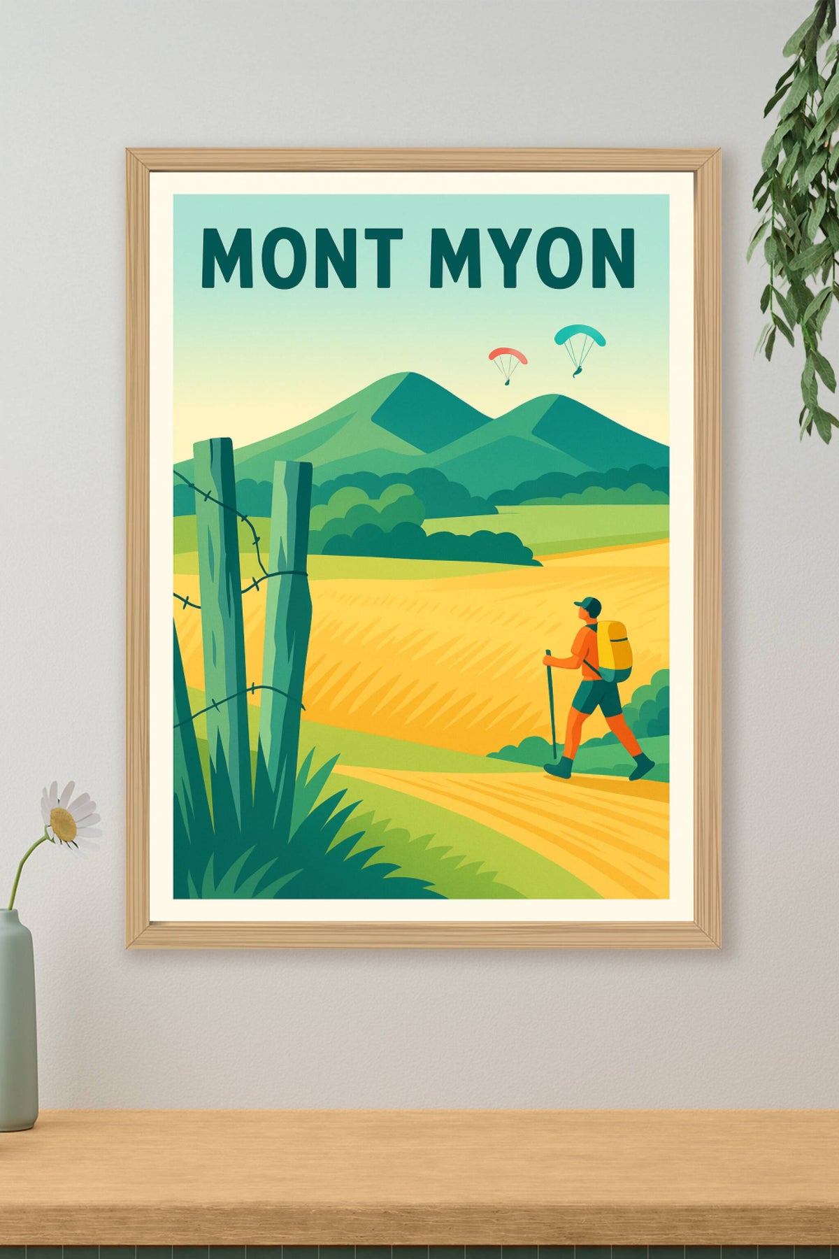 Affiche de Mont Myon - L'évasion grandeur nature entre randonnée et parapente