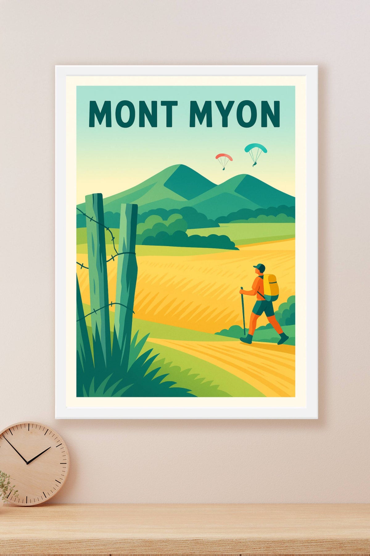 Affiche de Mont Myon - L'évasion grandeur nature entre randonnée et parapente
