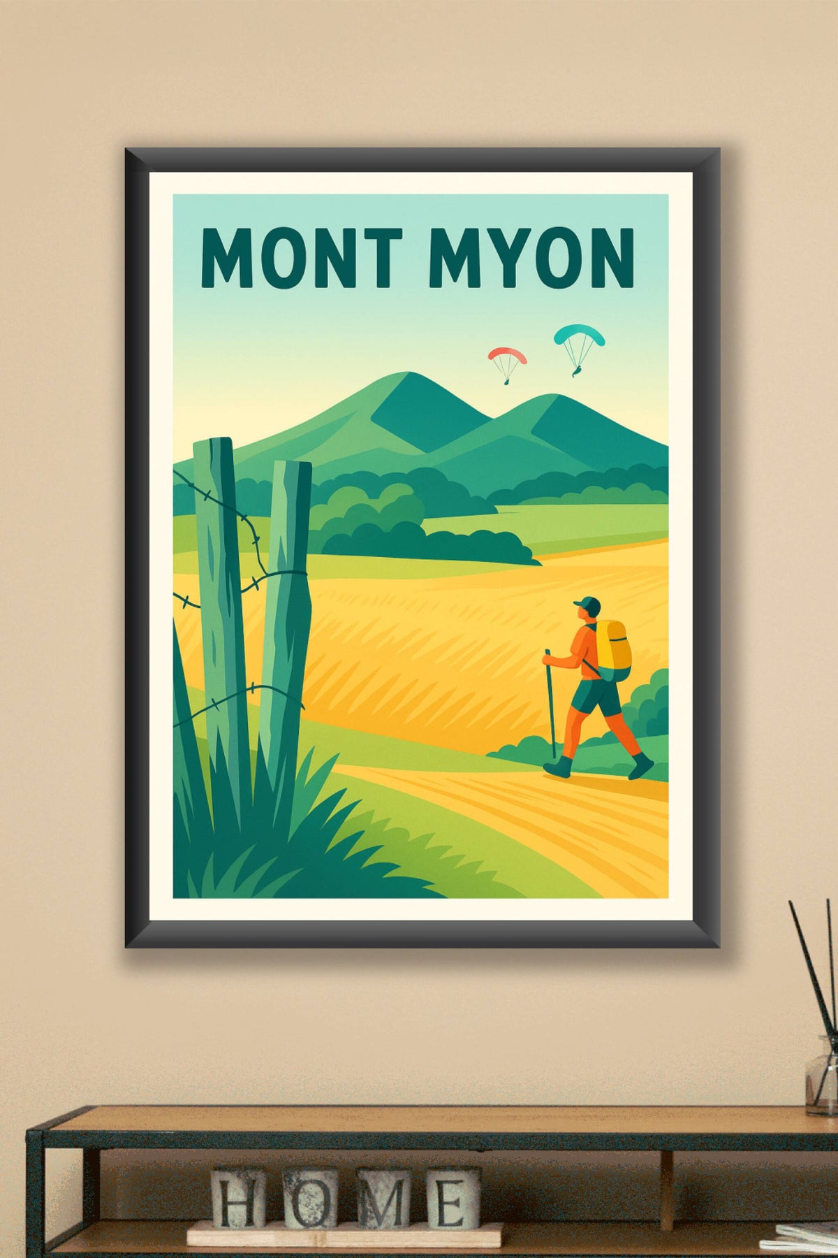 Affiche de Mont Myon - L'évasion grandeur nature entre randonnée et parapente