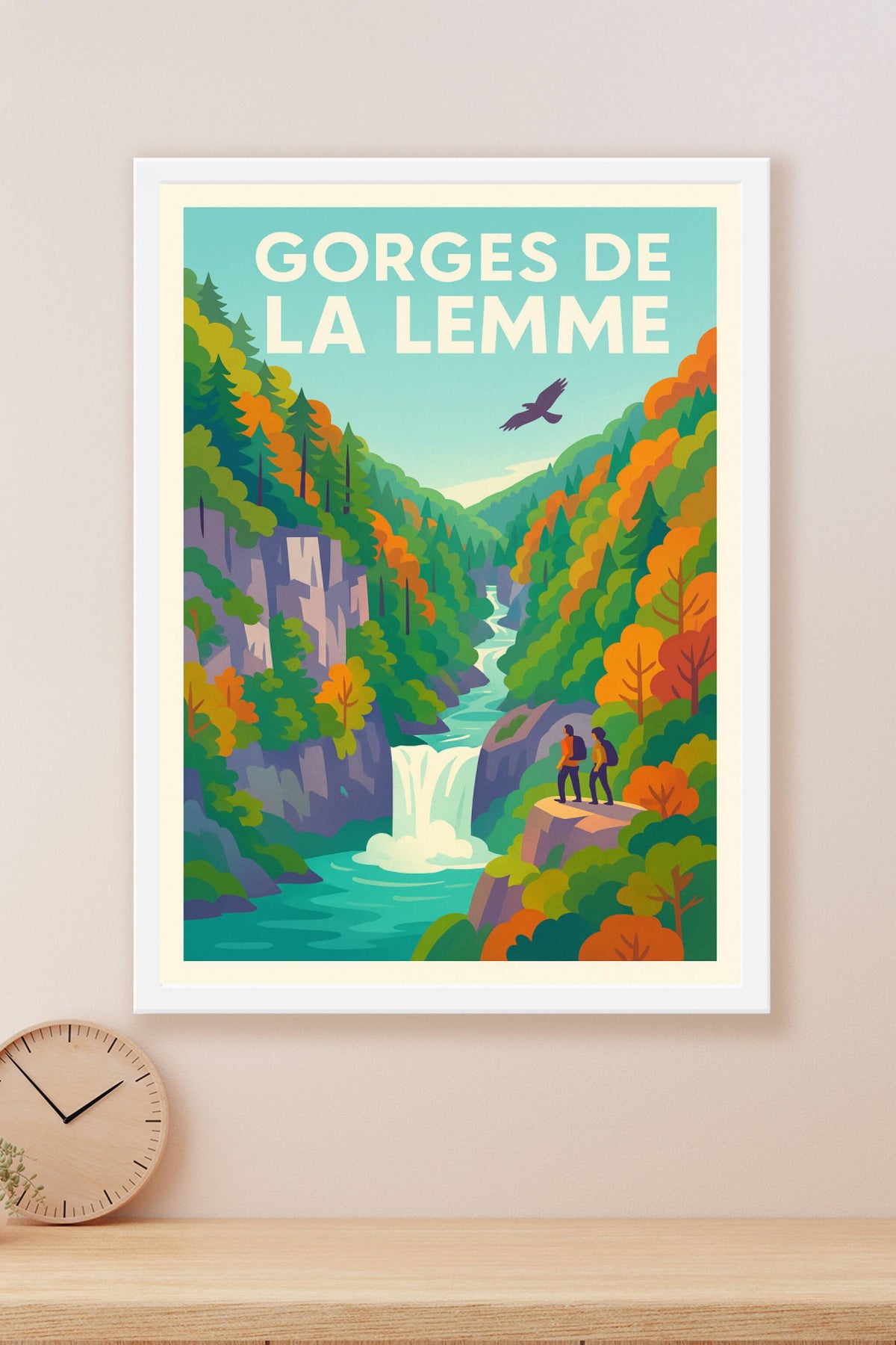 Affiche de Gorges de la Lemme - Une escapade sauvage au cœur du Jura