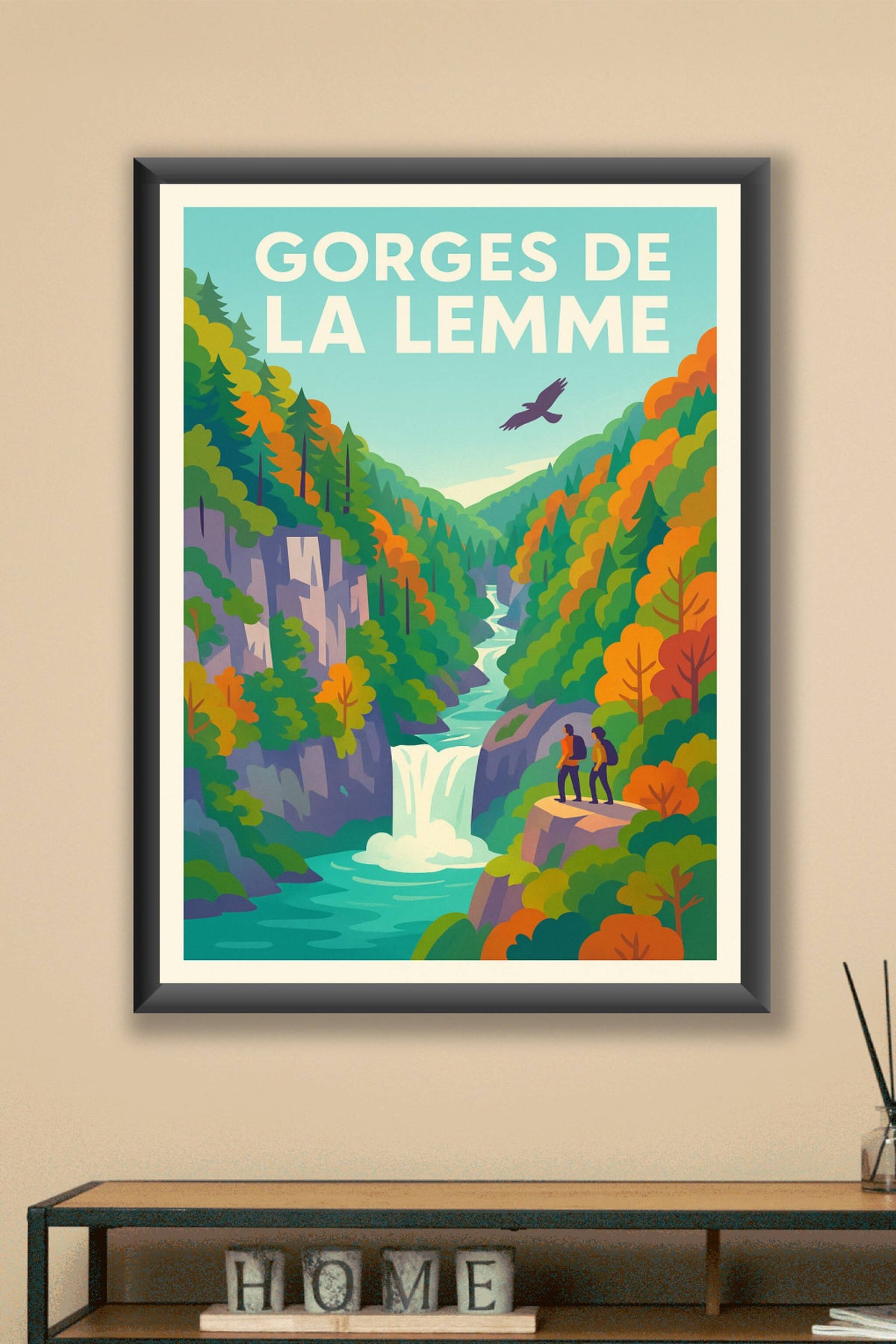 Affiche de Gorges de la Lemme - Une escapade sauvage au cœur du Jura