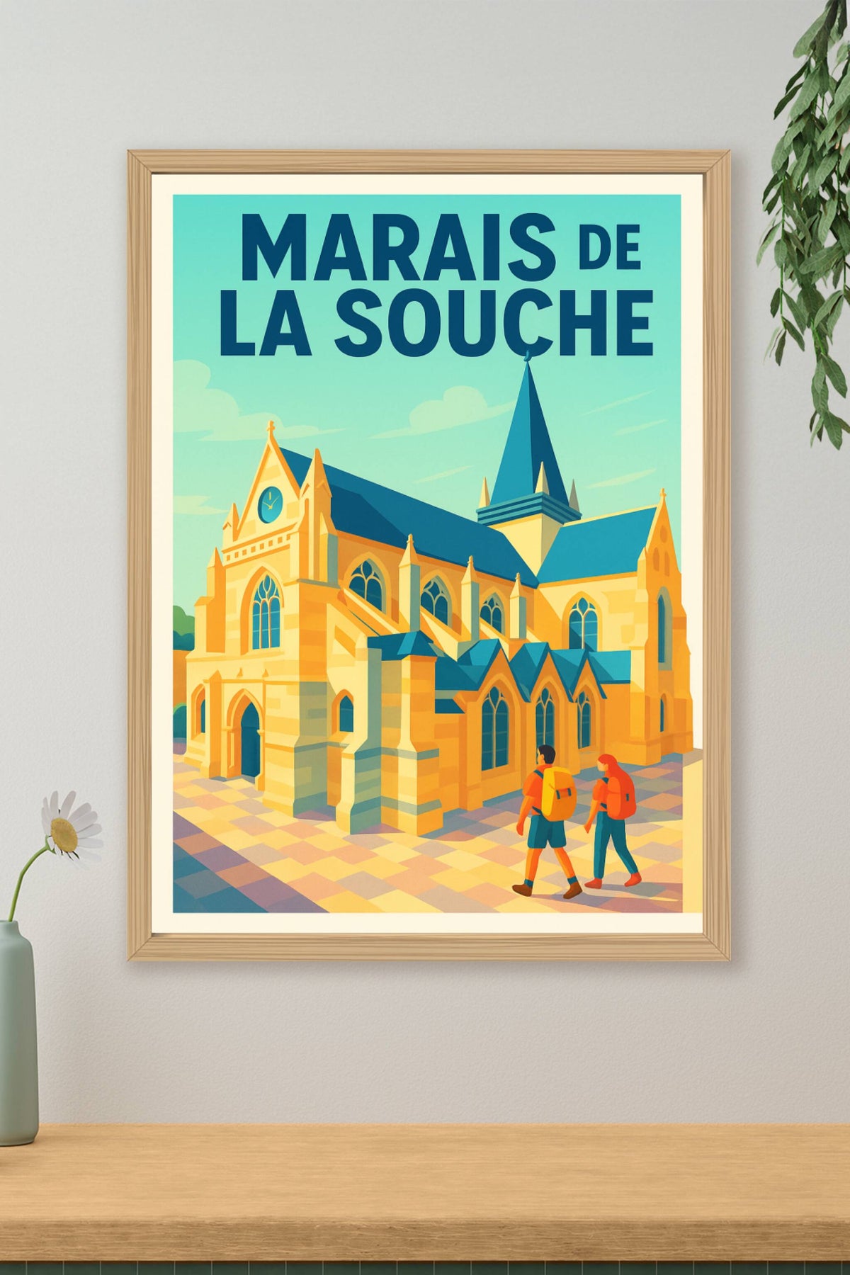 Affiche de Marais de la Souche - L'élégance gothique sous le soleil