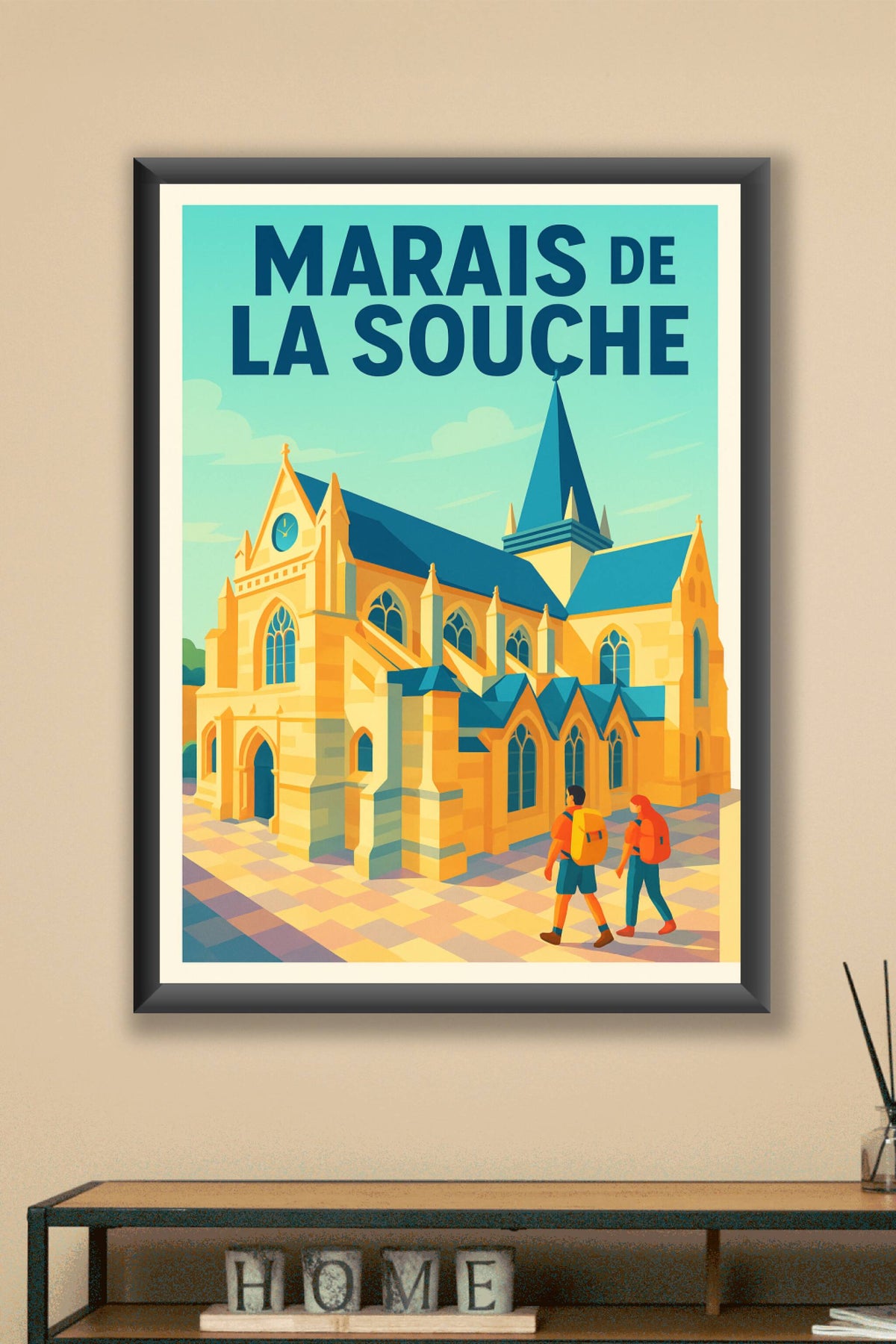 Affiche de Marais de la Souche - L'élégance gothique sous le soleil